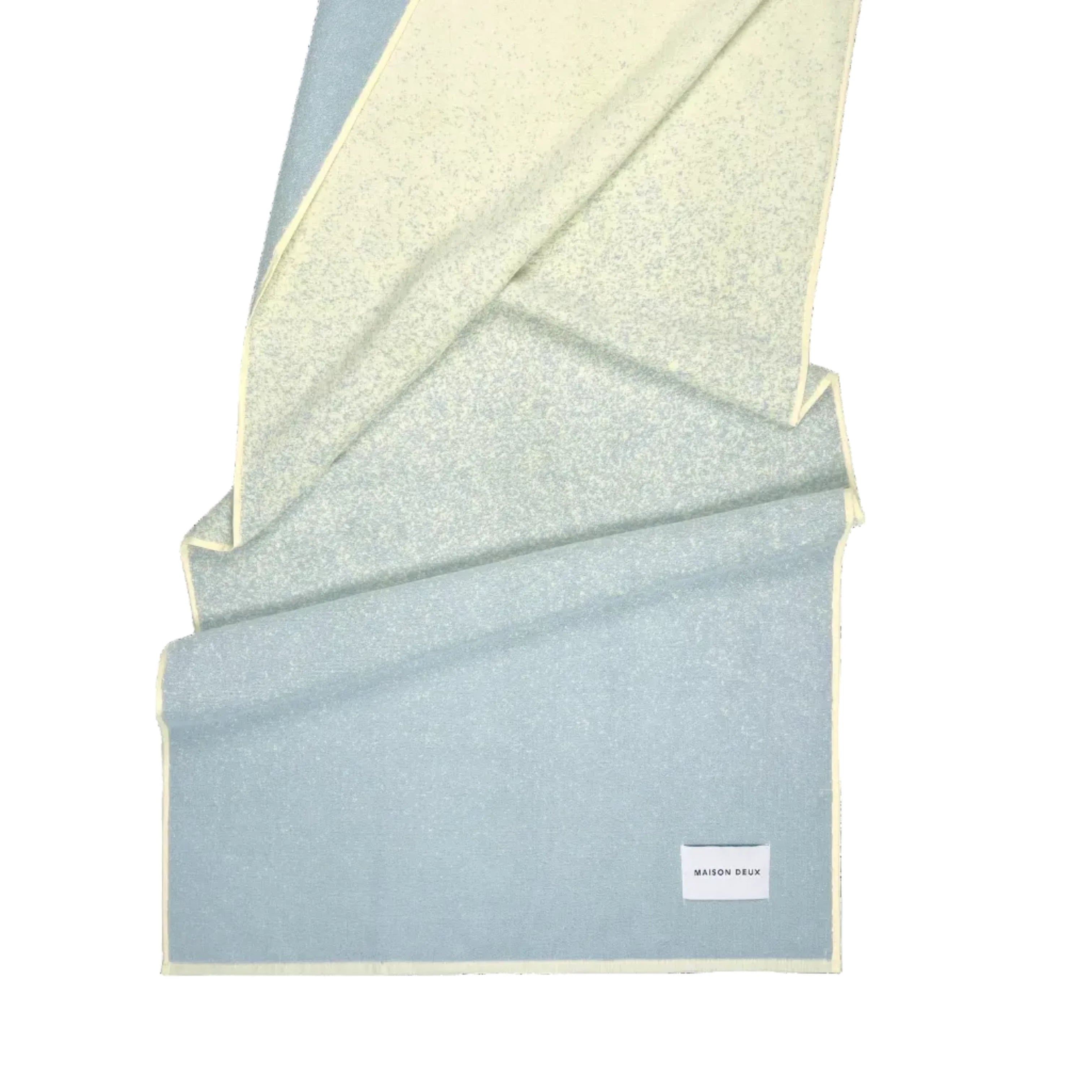 Gästehandtuch Gradient | Blau & Buttergelb