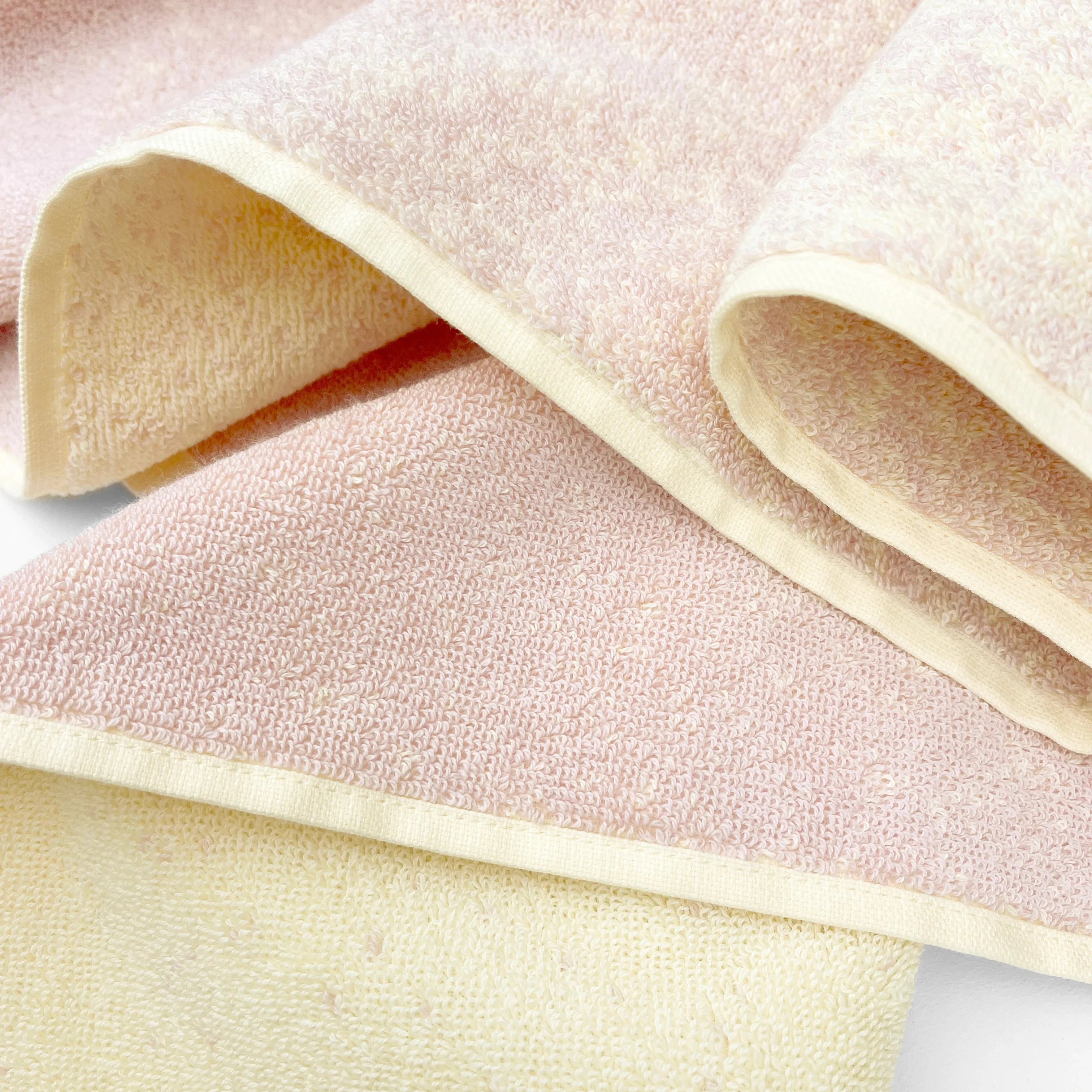 Gästehandtuch Gradient | Rosa & Buttergelb