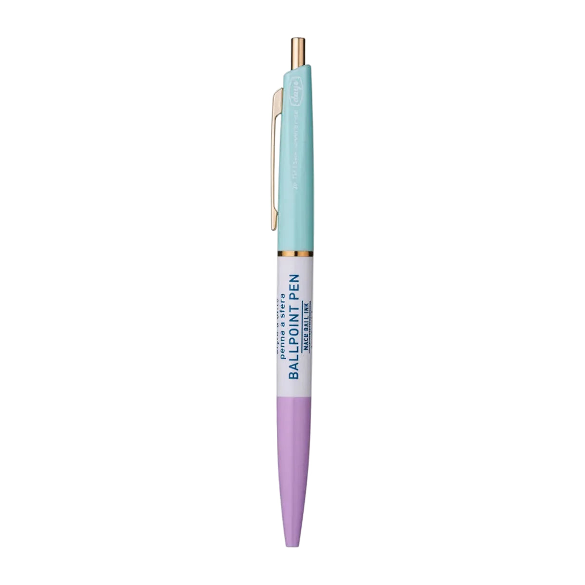 Gel-Schreiber 3-Section Ball Ink Pen | Purple/Mint