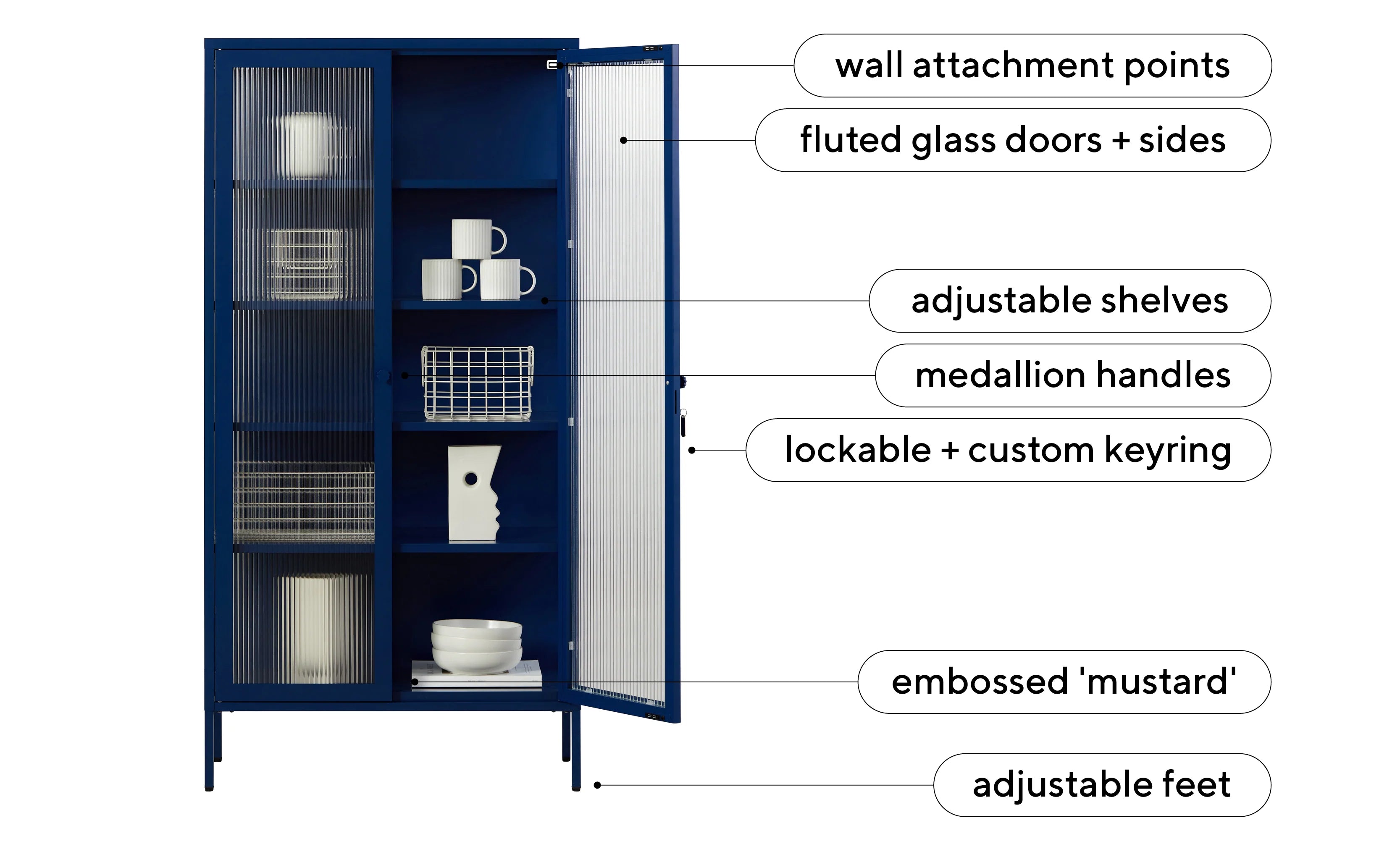 Metallspind The Collector | Navy