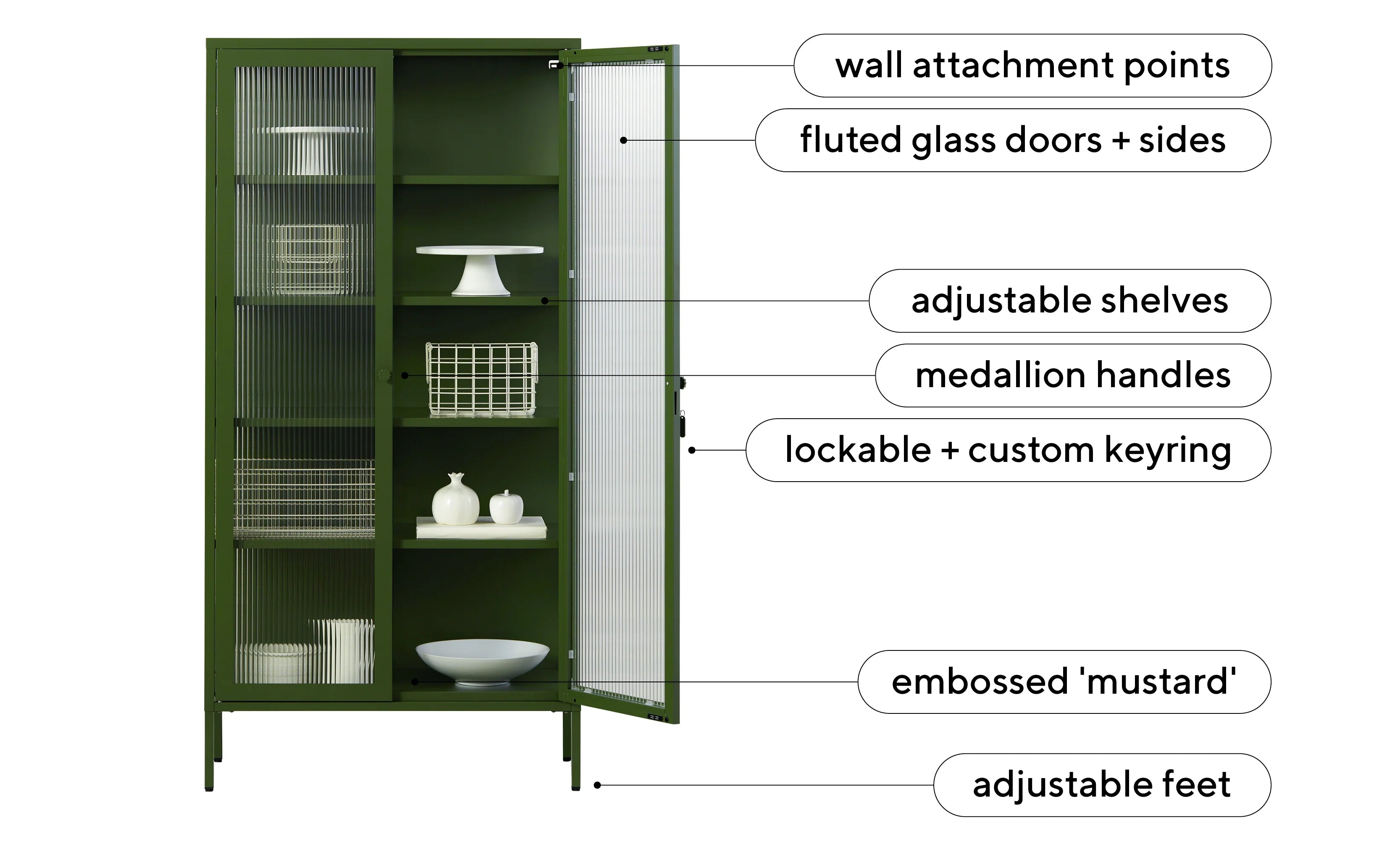 Metallspind The Collector | Olive
