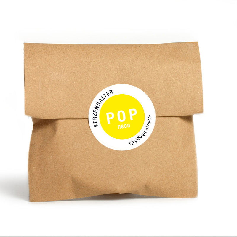 Kerzenhalter POP | Neon Gelb