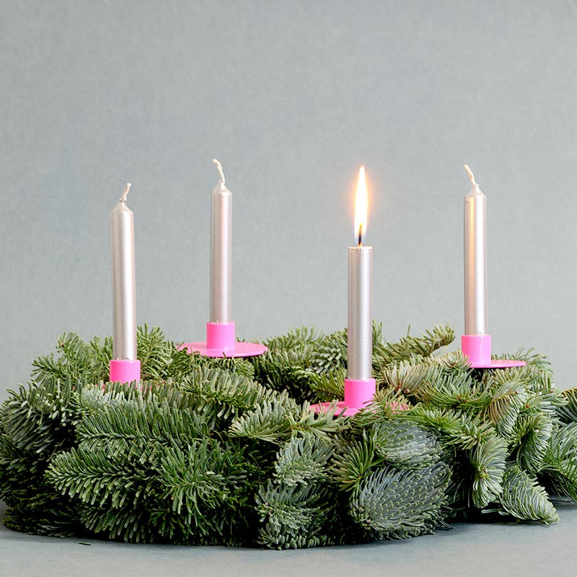 Kerzenhalter POP | Neon Pink