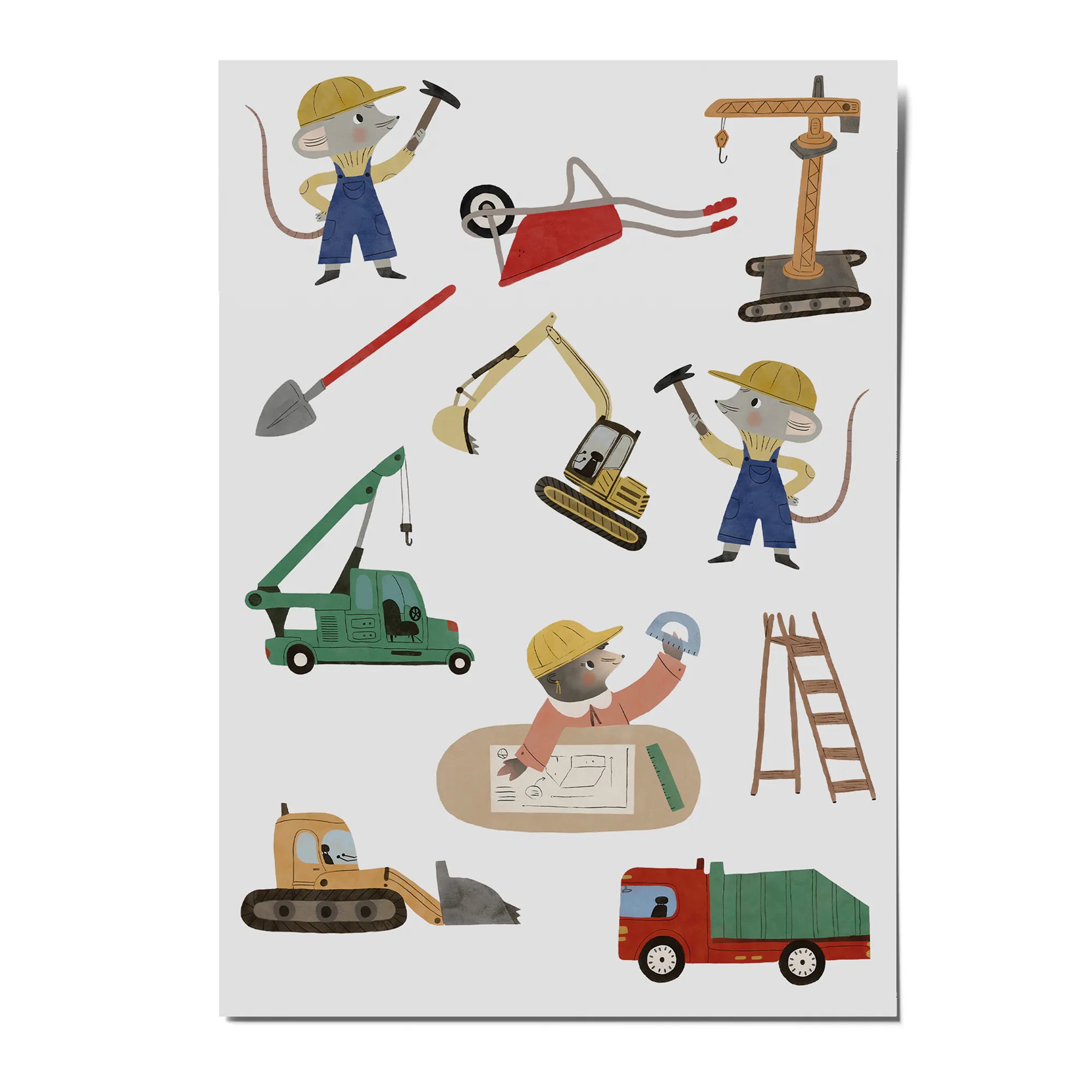 Kindertattoos | Baustelle