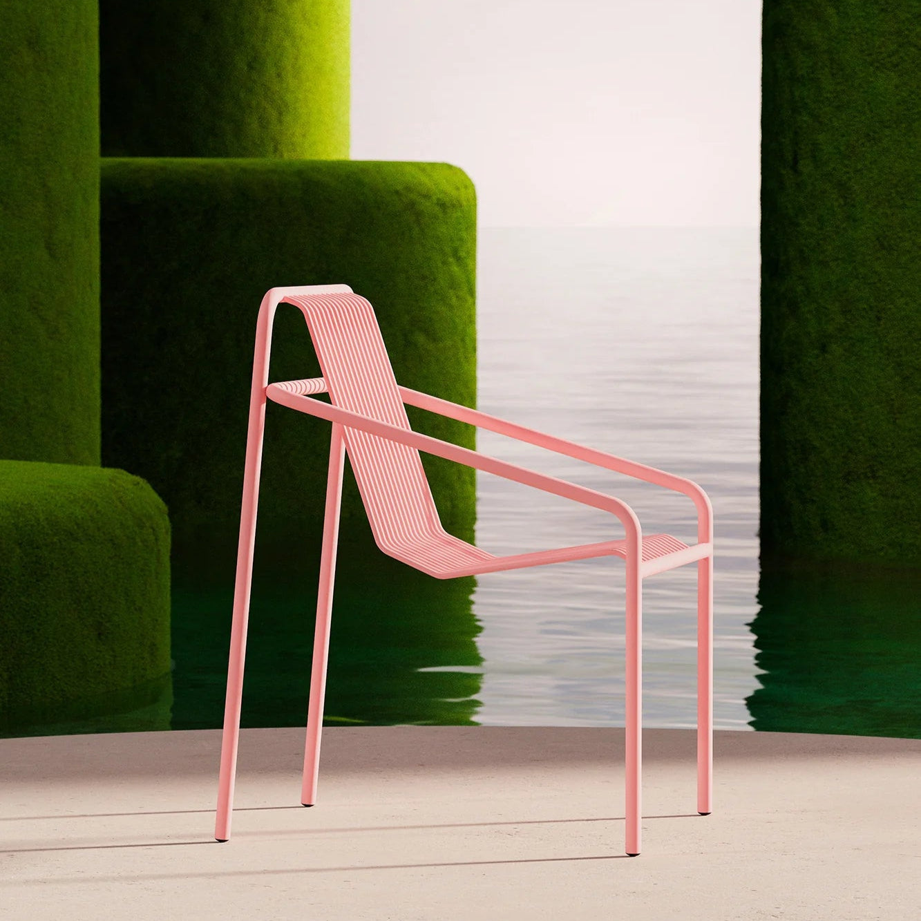 Outdoor Dining Chair | IVY | soft pink
