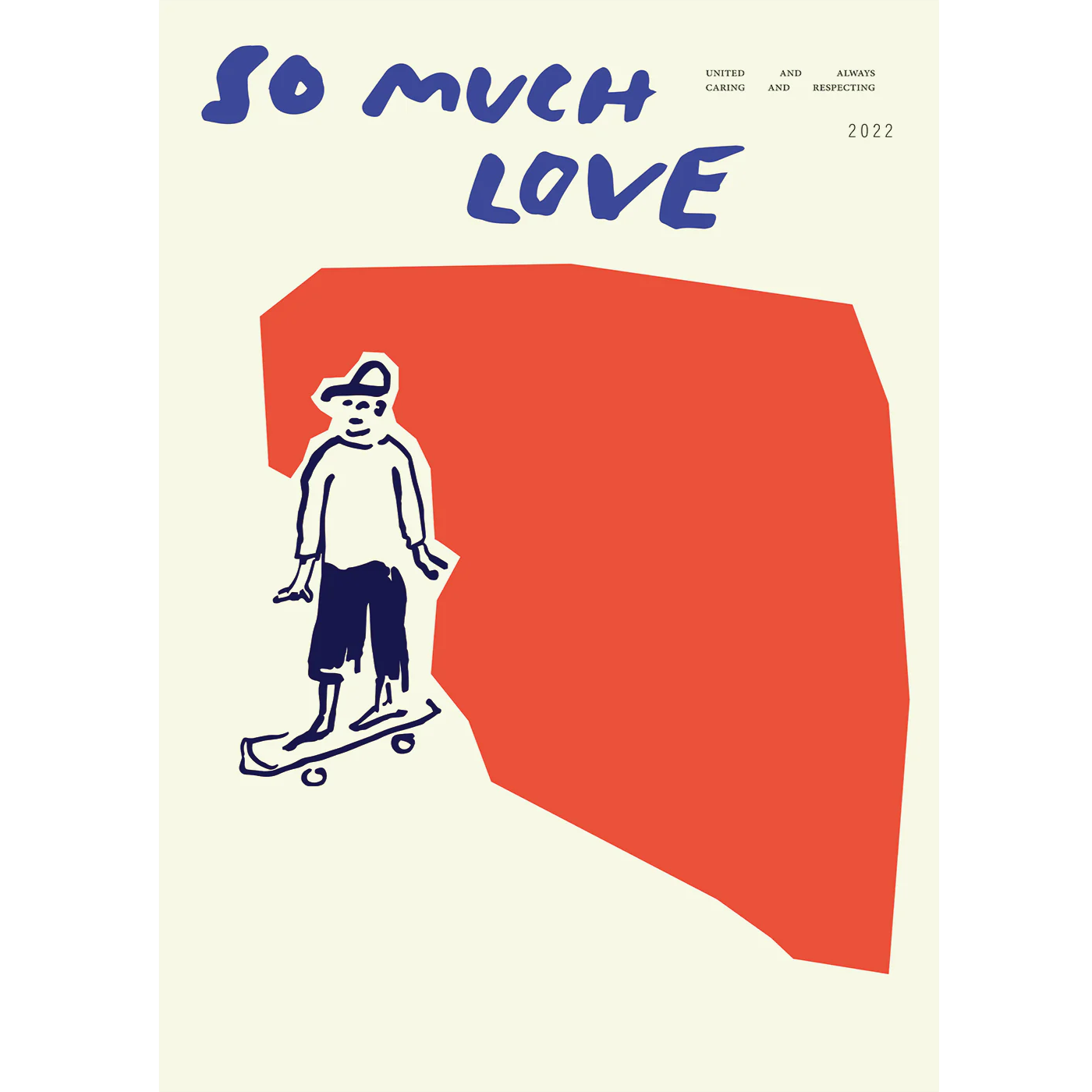 Print Poster | So Much Love Skateboard - 50x70cm