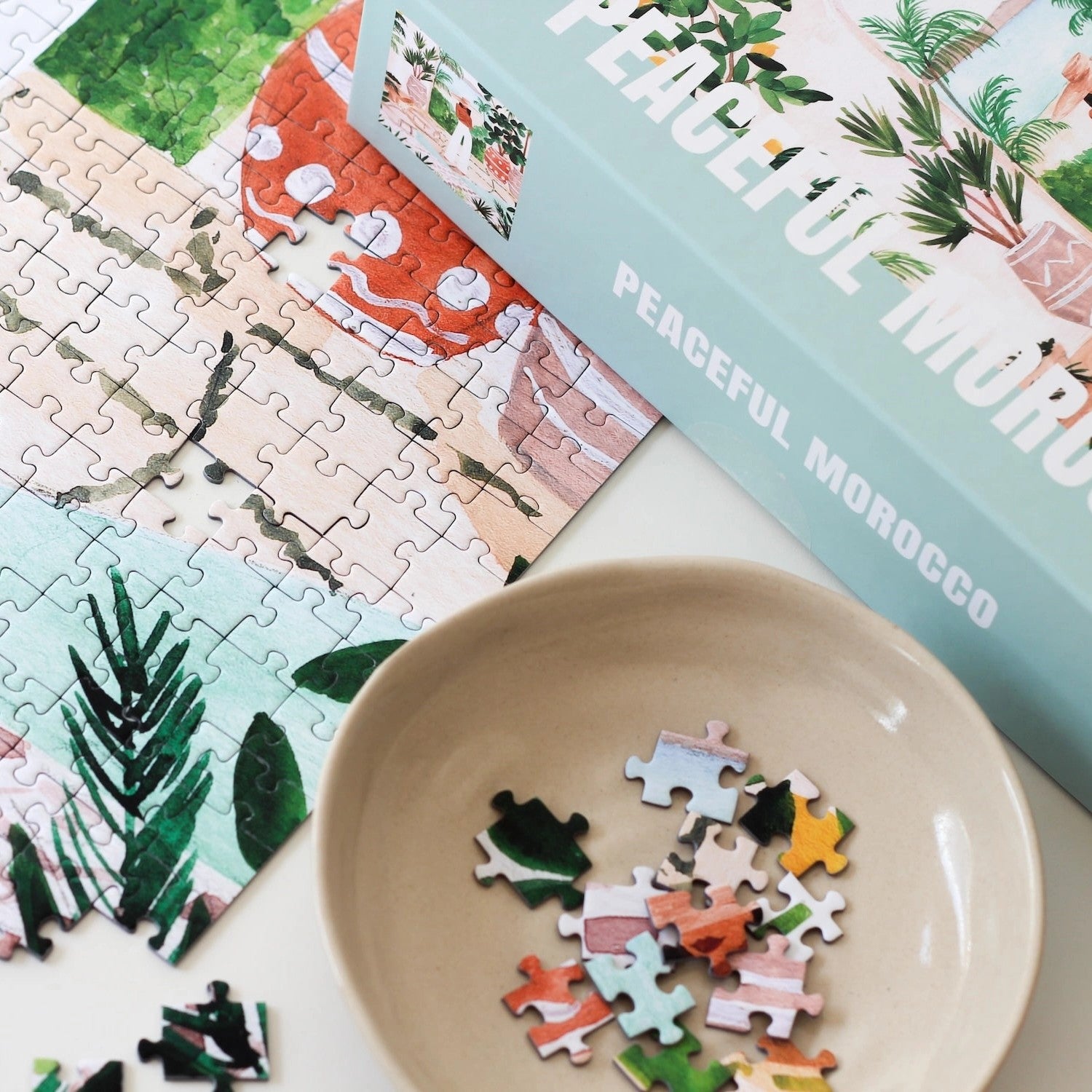 Puzzle 1000 Teile | Peaceful Morocco