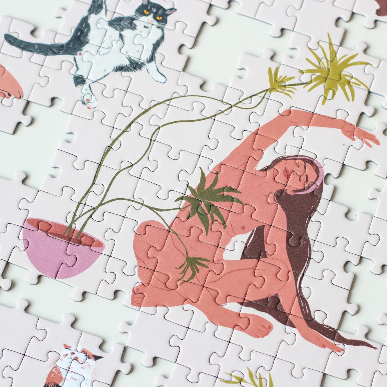 Puzzle 1000 Teile | Plant Yoga