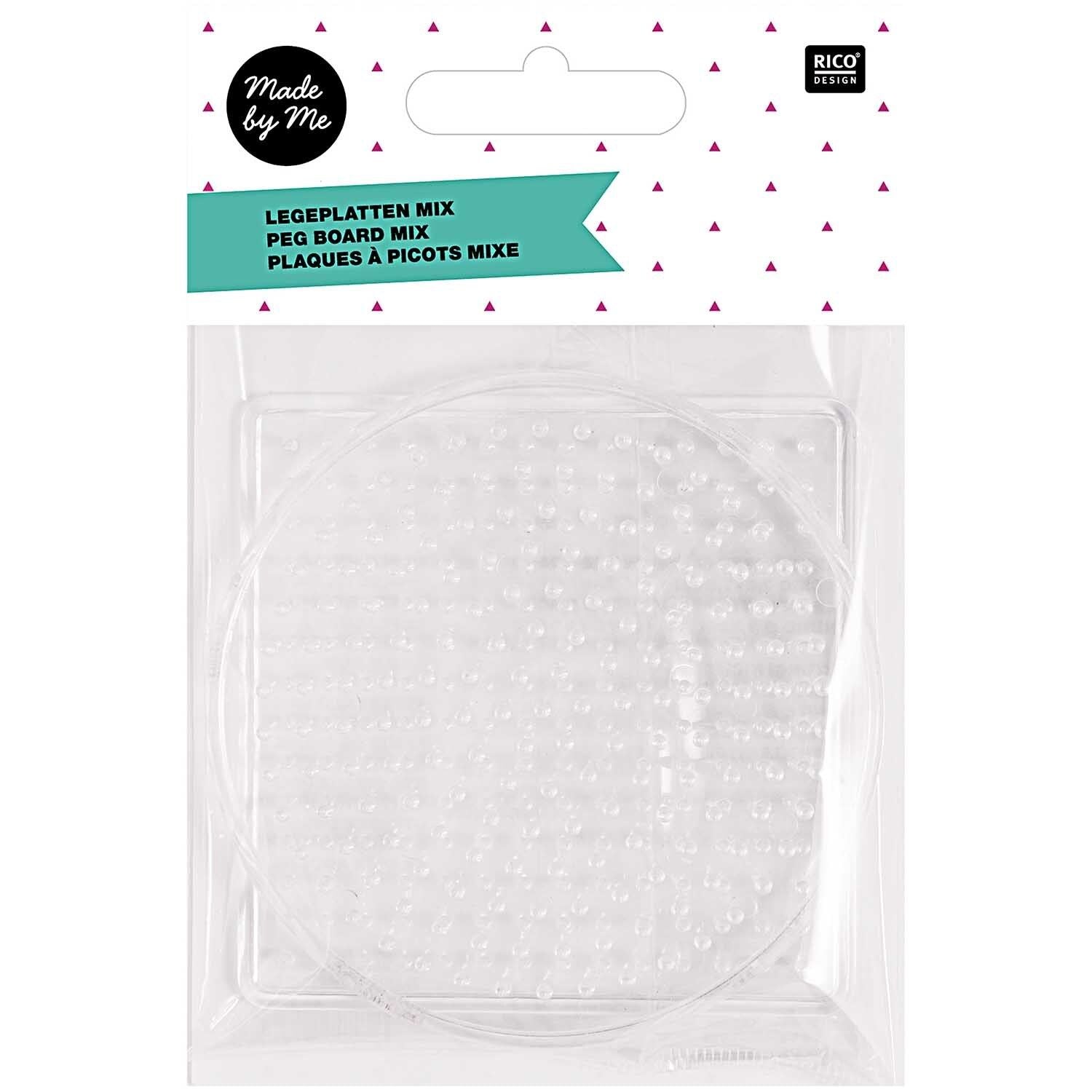 Bügelperlen Legeplatte | 2er Set Klein