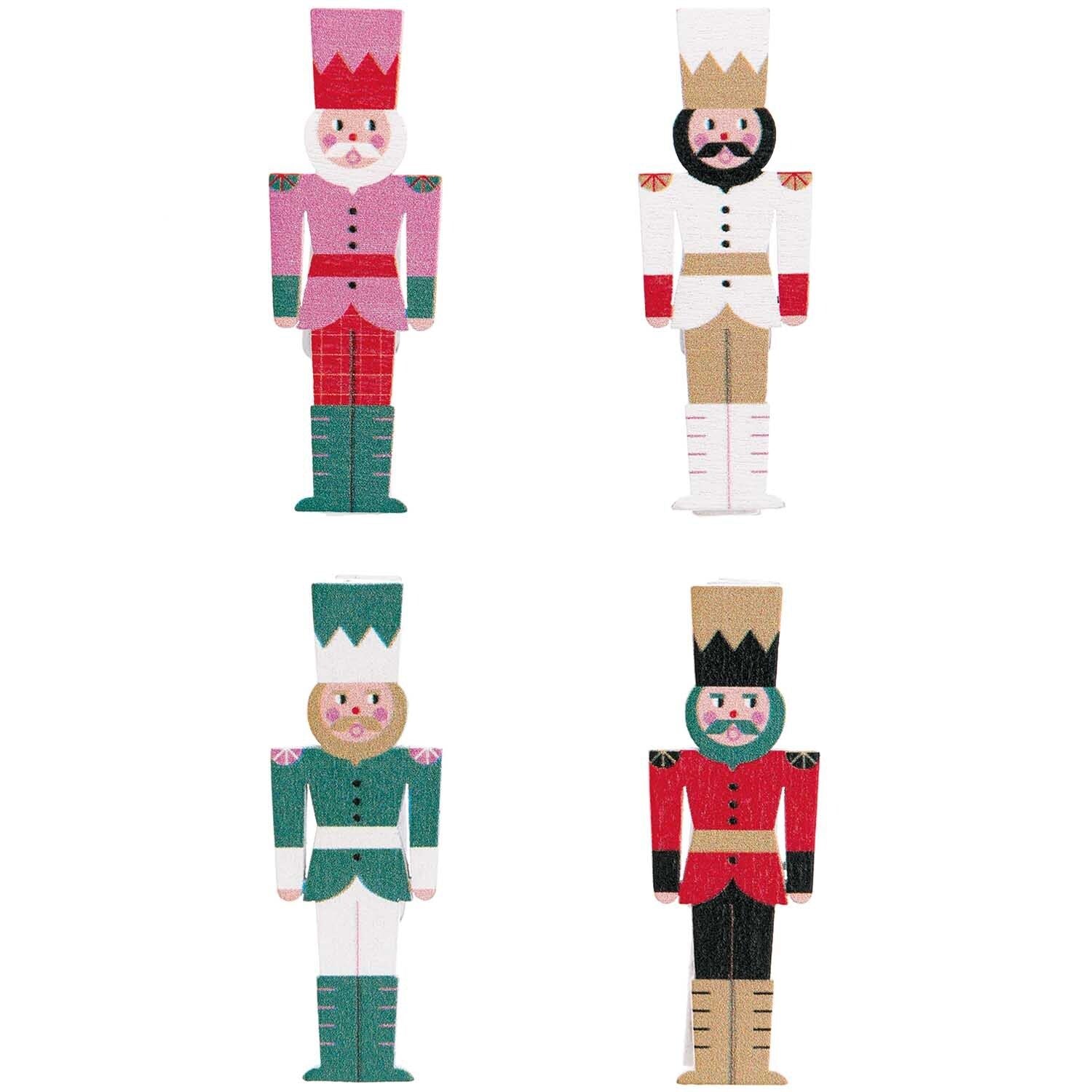 Dekoklammern | Nussknacker 4,8cm