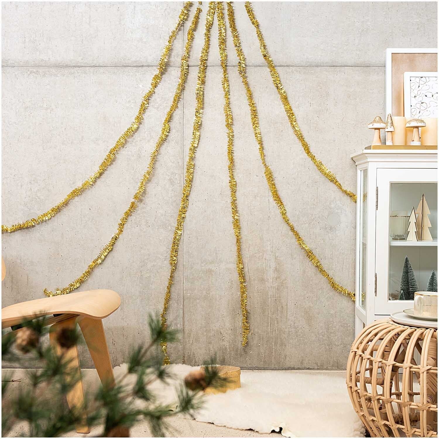 Girlande Lametta | Gold
