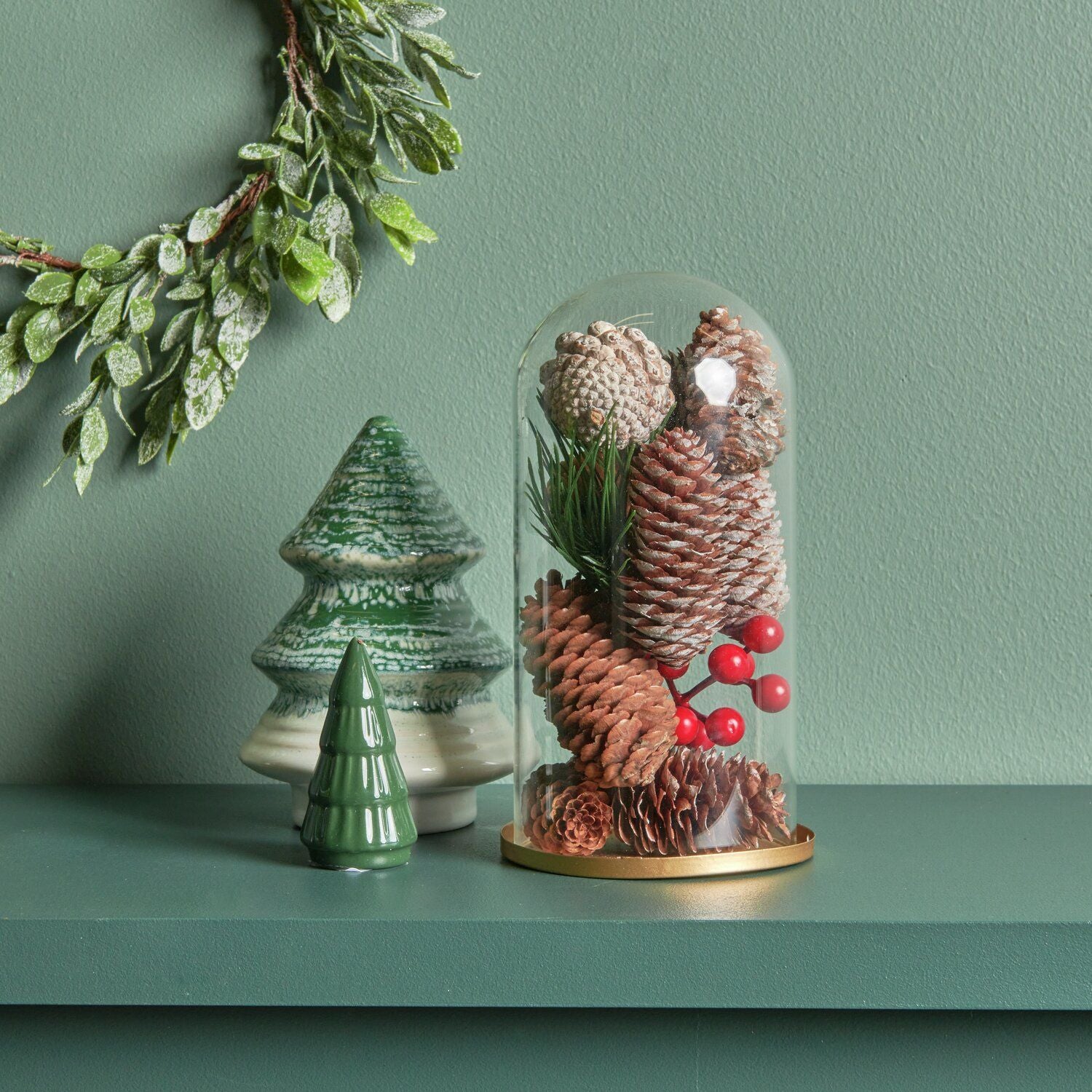 Porzellan Tannenbaum | Grün