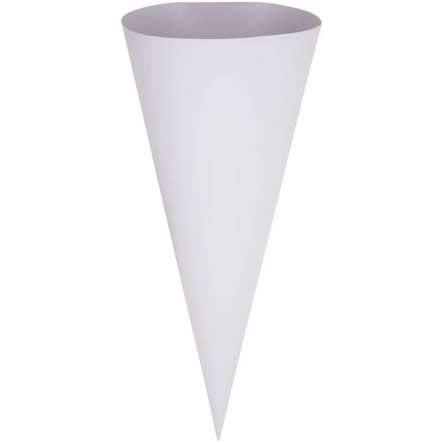 Schultüte Rohling | Weiß 70cm