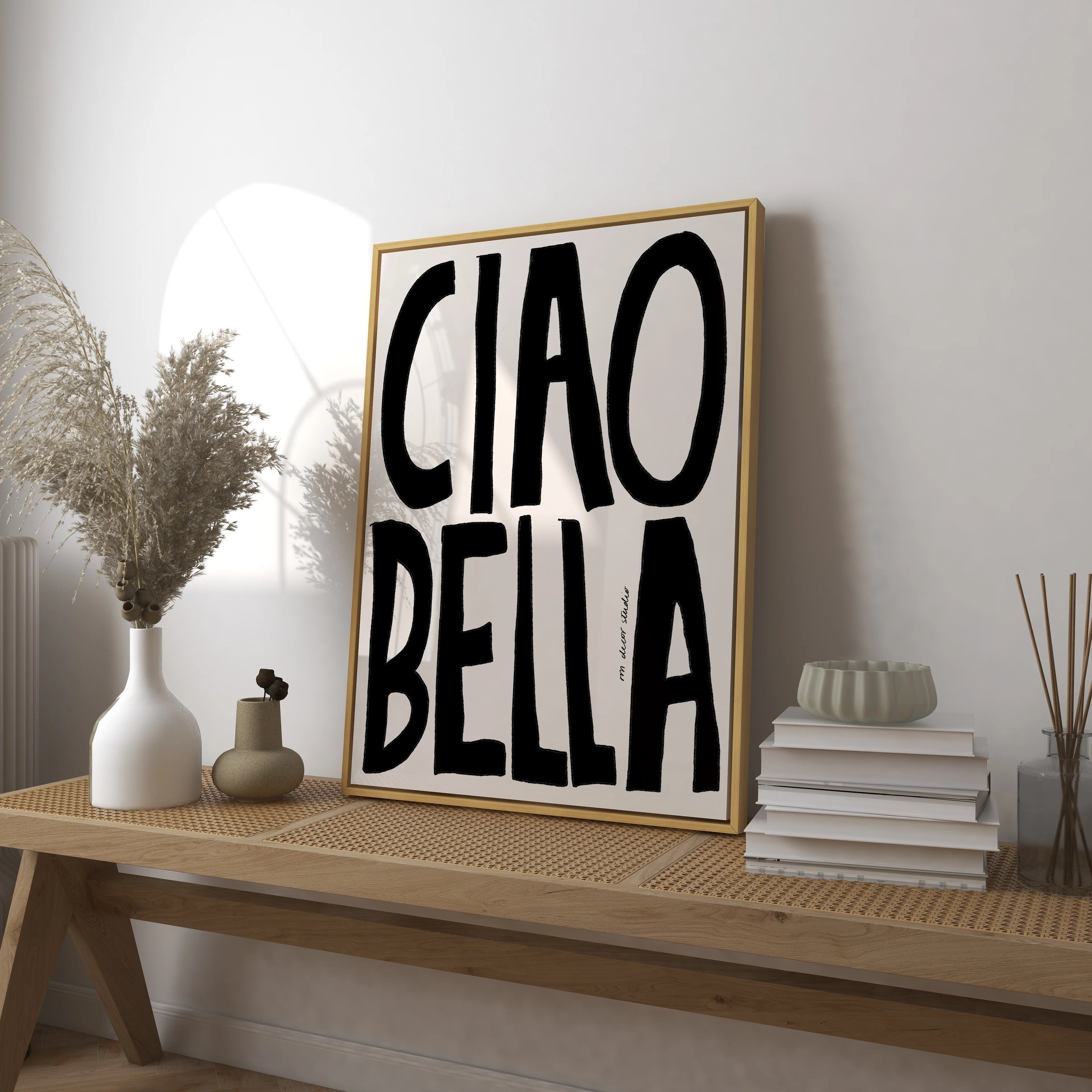 Poster Print A4 | Ciao Bella