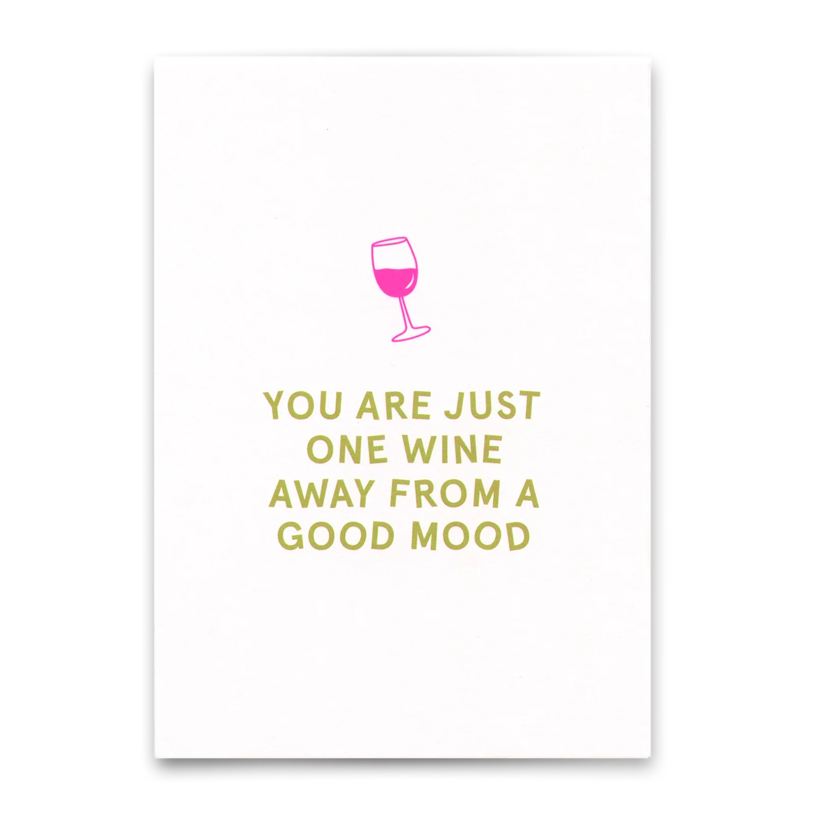 Postkarte | One wine away