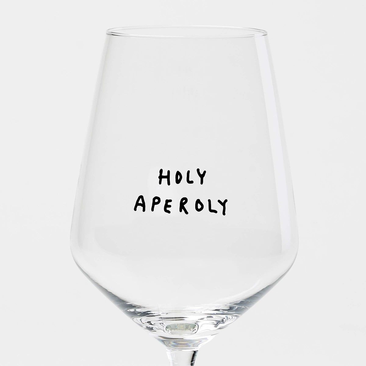 Weinglas Holy Aperoly von selekkt bei Frau Rabe im Concept Store Die Halle