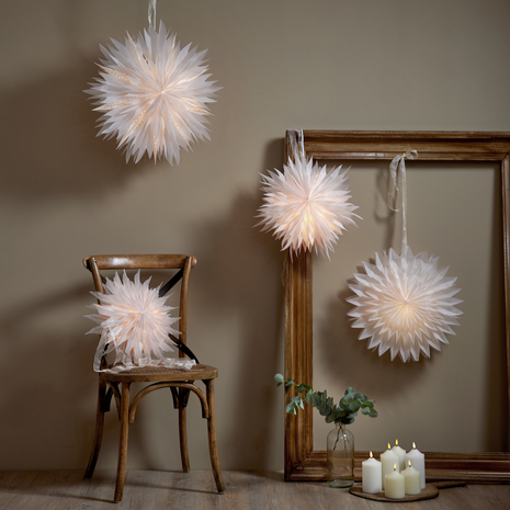 Papierstern Dis 40 cm | Weiß