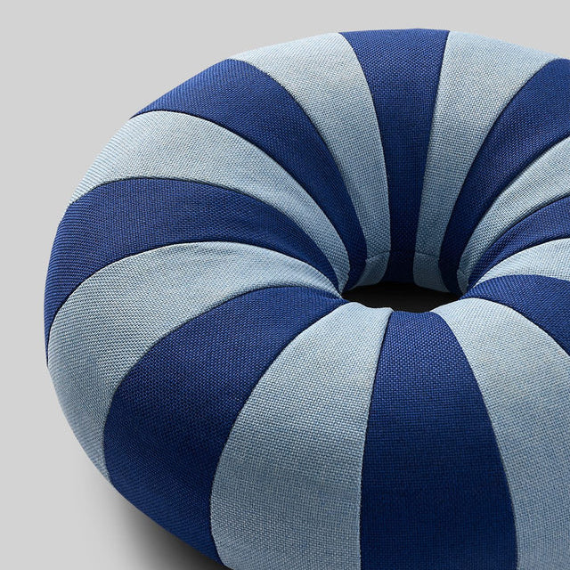 Kissen Float | Blau/Dunkelblau