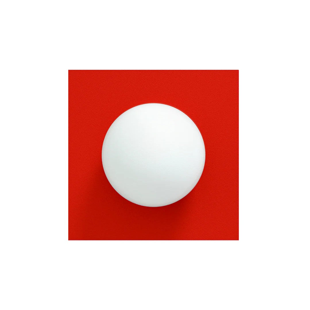 Wandleuchte Candy Little Square S | Strawberry Red