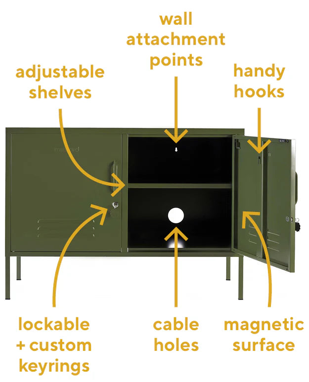 Metallspind | THE LOWDOWN | olive