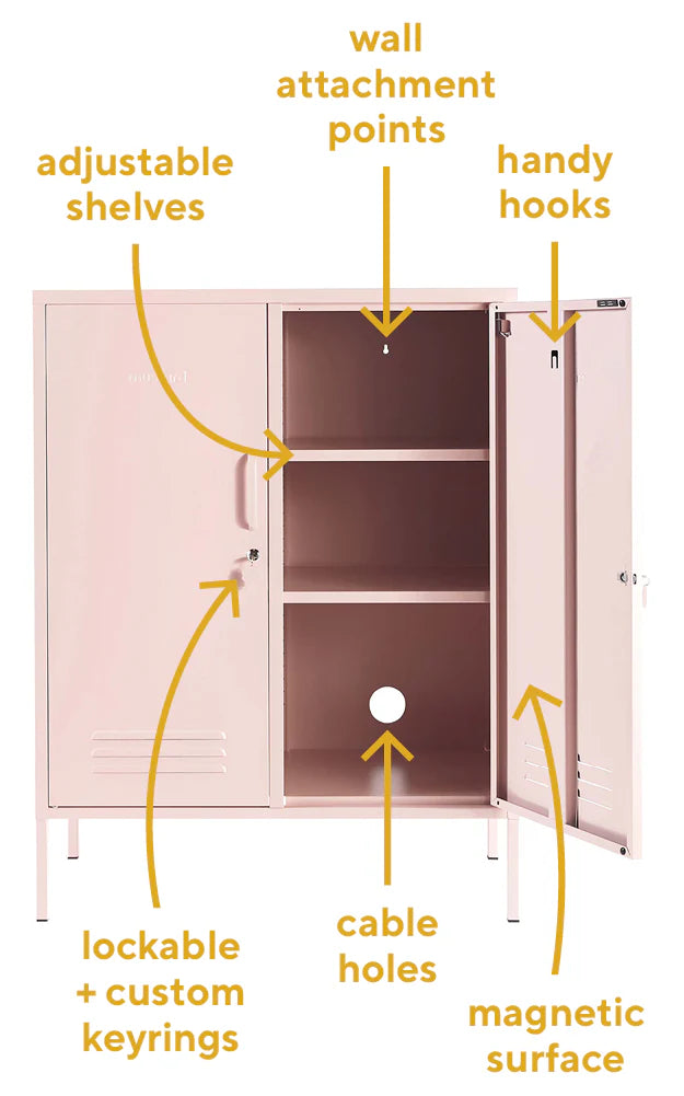 Metallspind | THE MIDI | blush