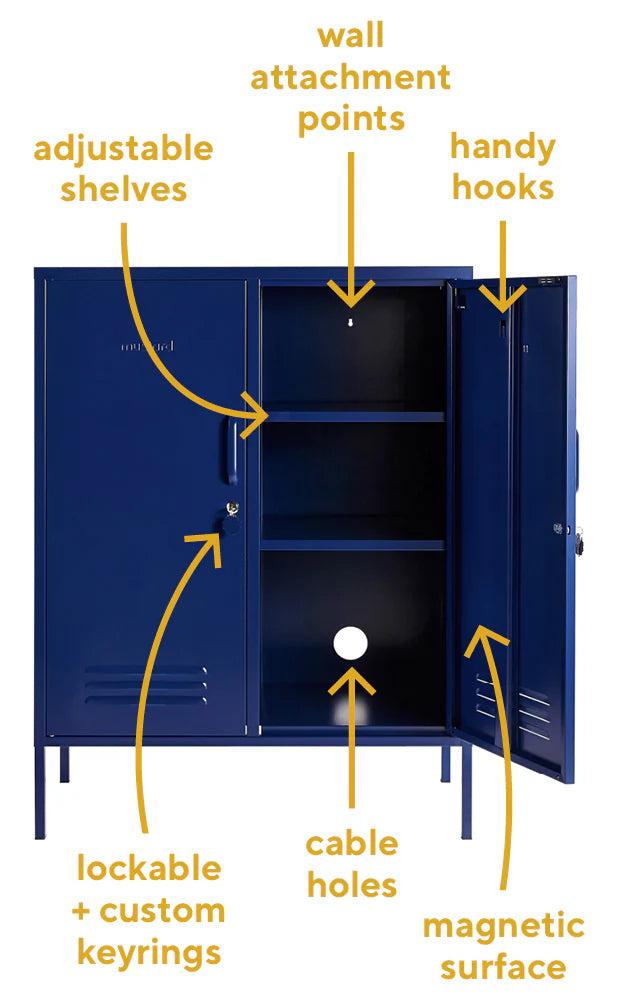 Metallspind | THE MIDI | navy