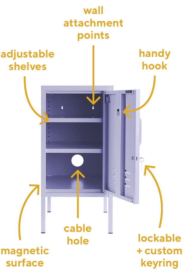 Metallspind | THE SHORTY | lilac