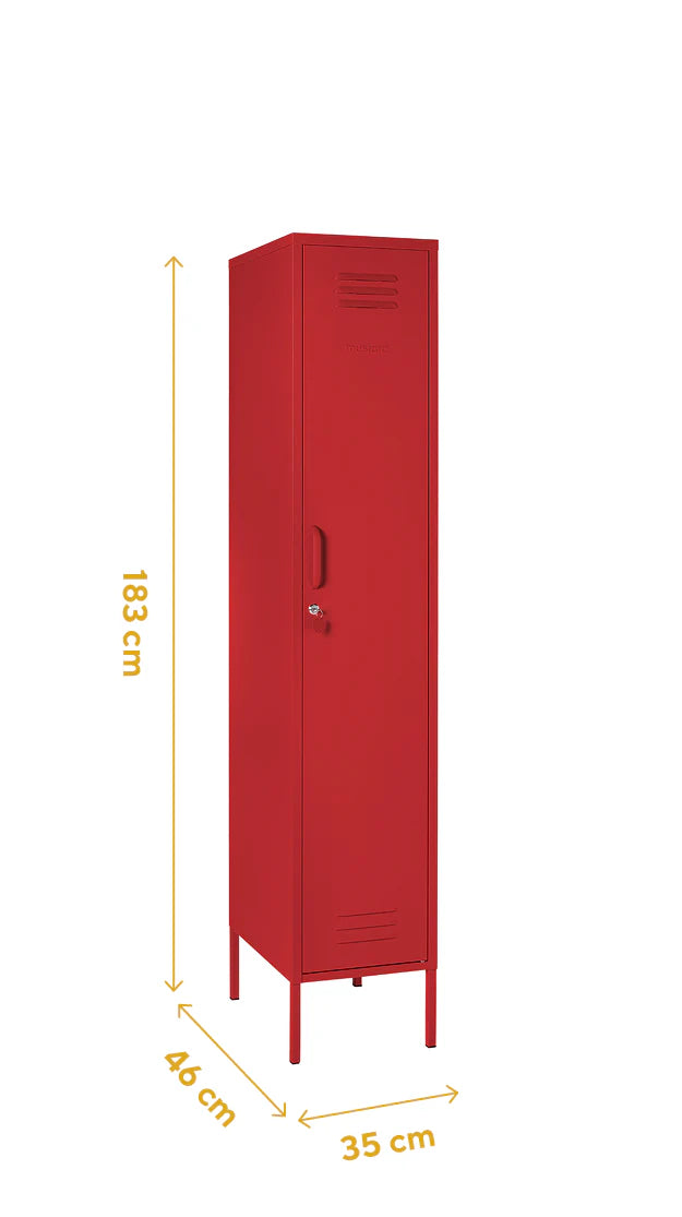 Metallspind | THE SKINNY | poppy red