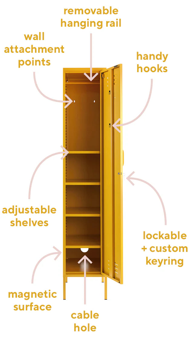 Metallspind | THE SKINNY | mustard