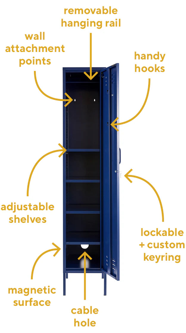 Metallspind | THE SKINNY | navy