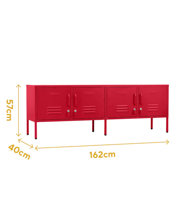 Metallspind | THE STANDARD | poppy red