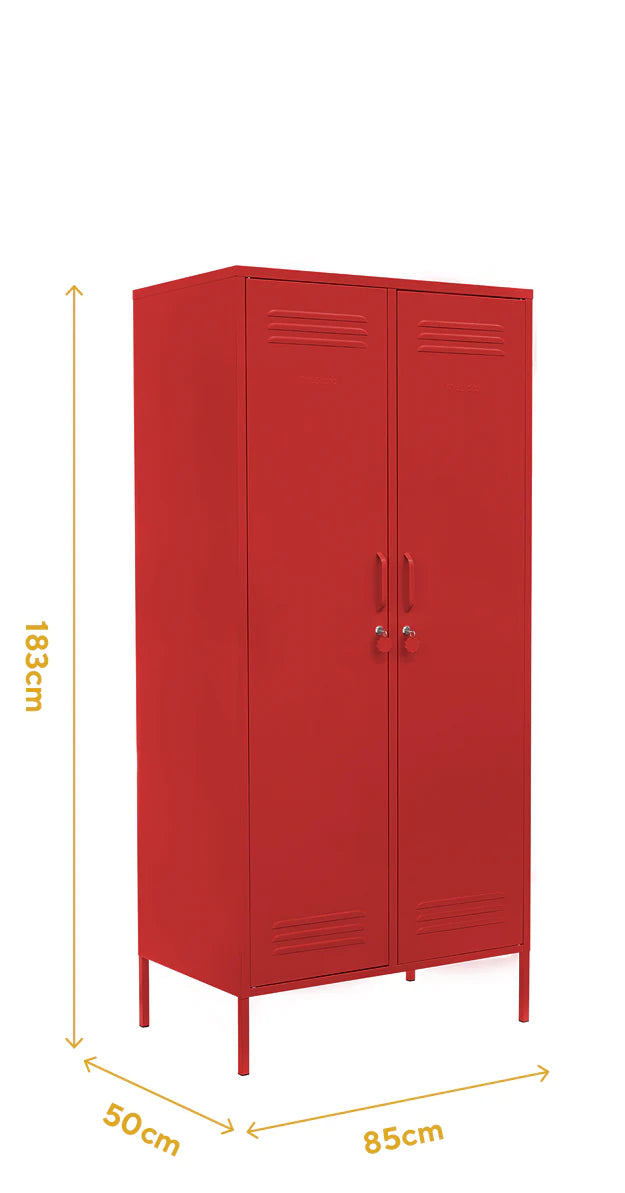Metallspind | THE TWINNY | poppy red