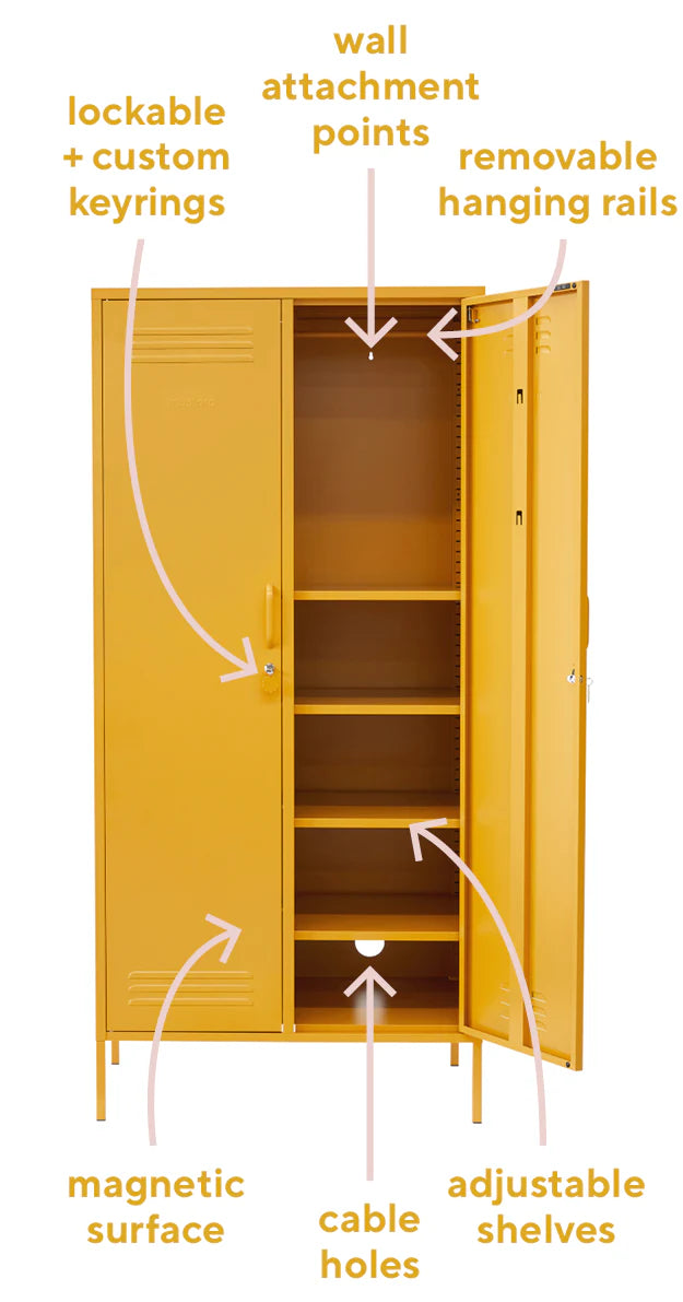 Metallspind | THE TWINNY | mustard