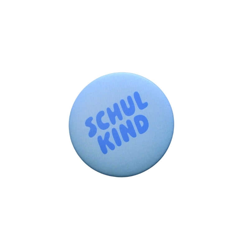 Button | Schulkind Blau