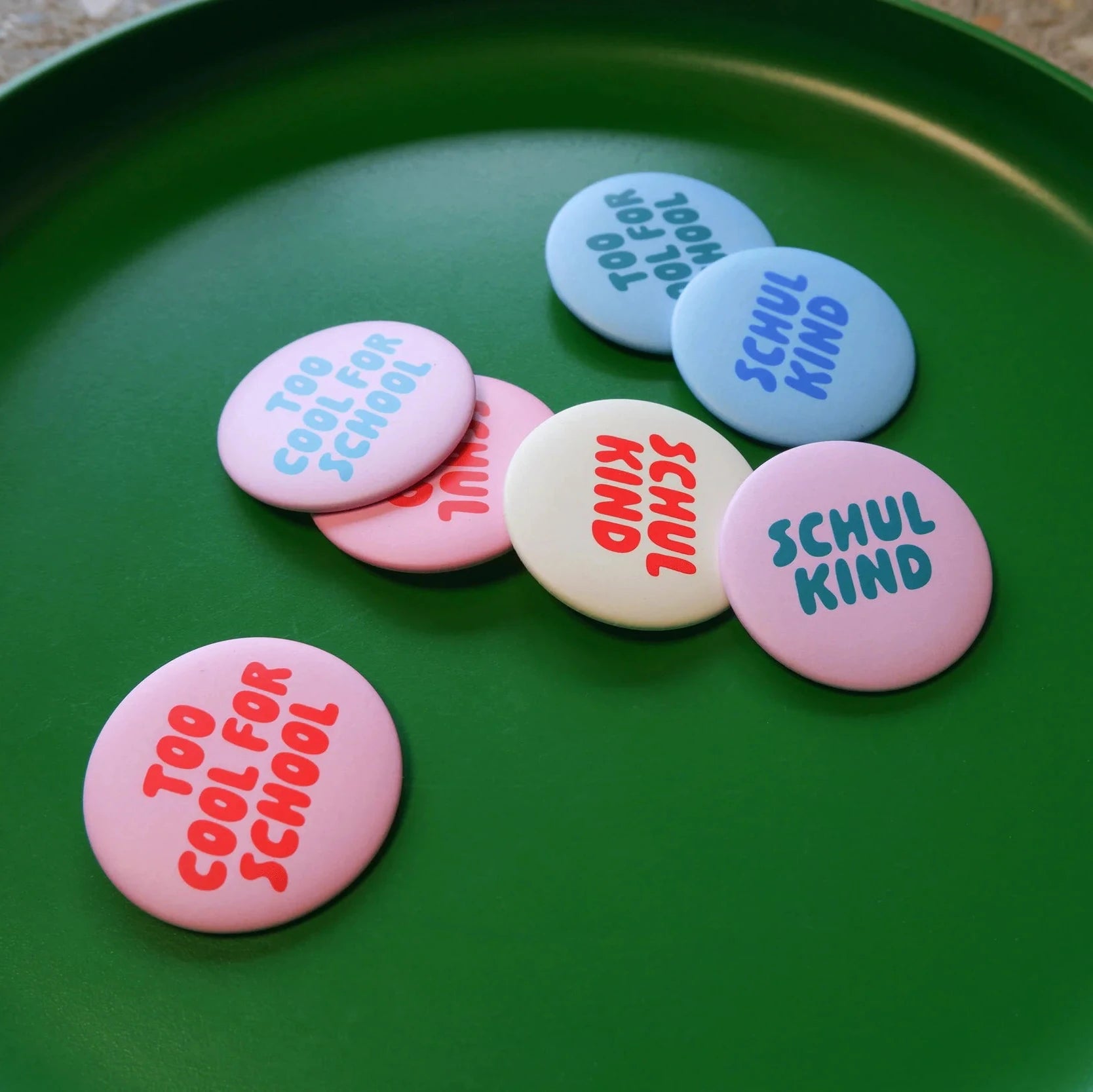Button | Schulkind Rosa