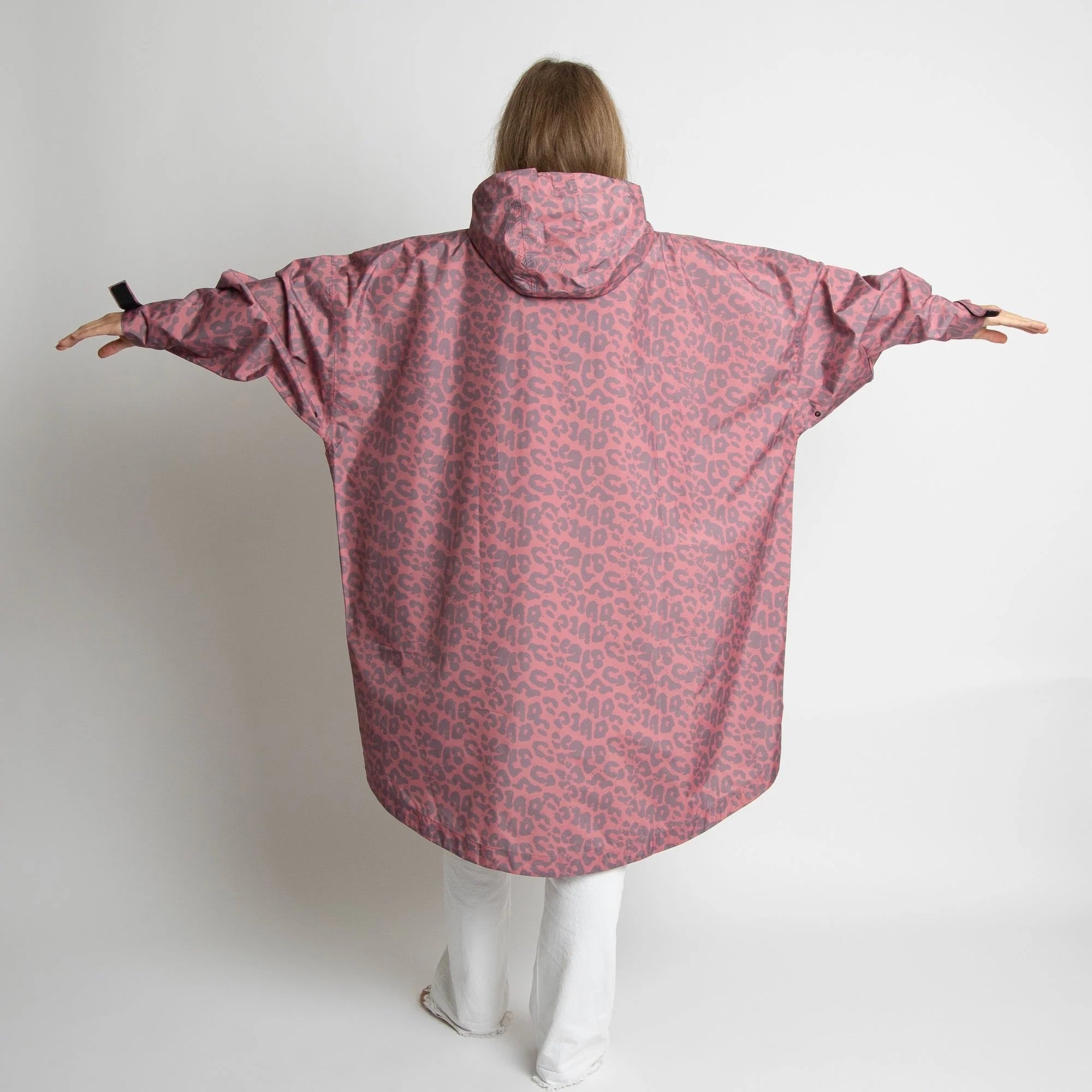 Regenponcho Leo Splashes | Ash Plum/Light Berry