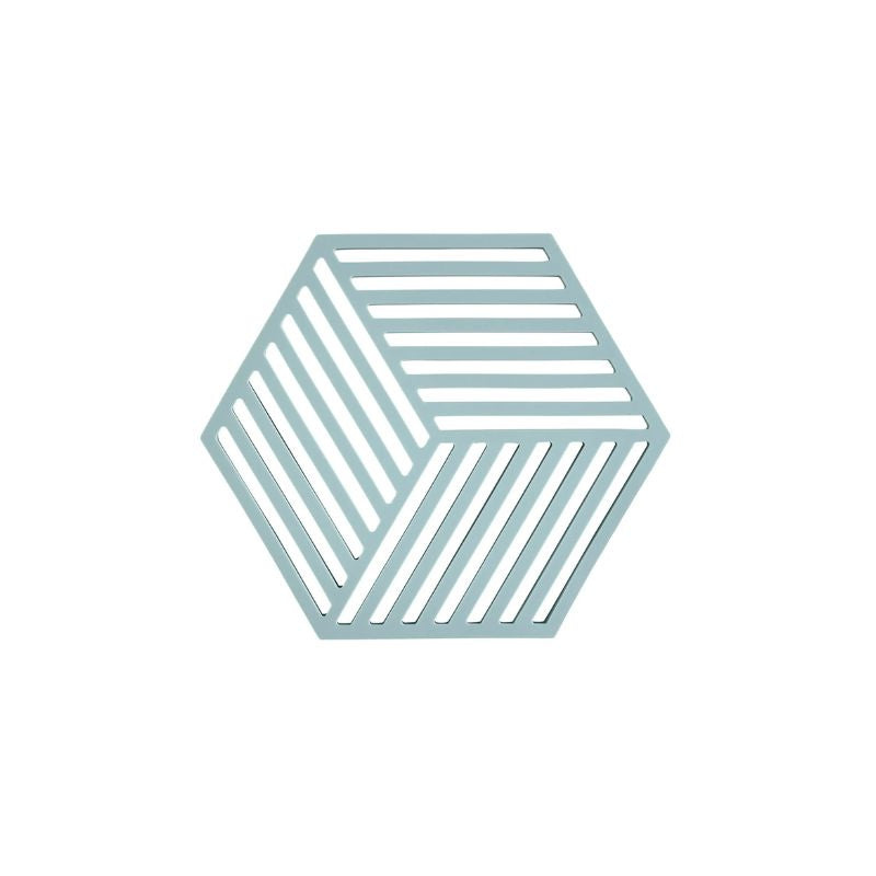 Untersetzer Hexagon | Fog Blue