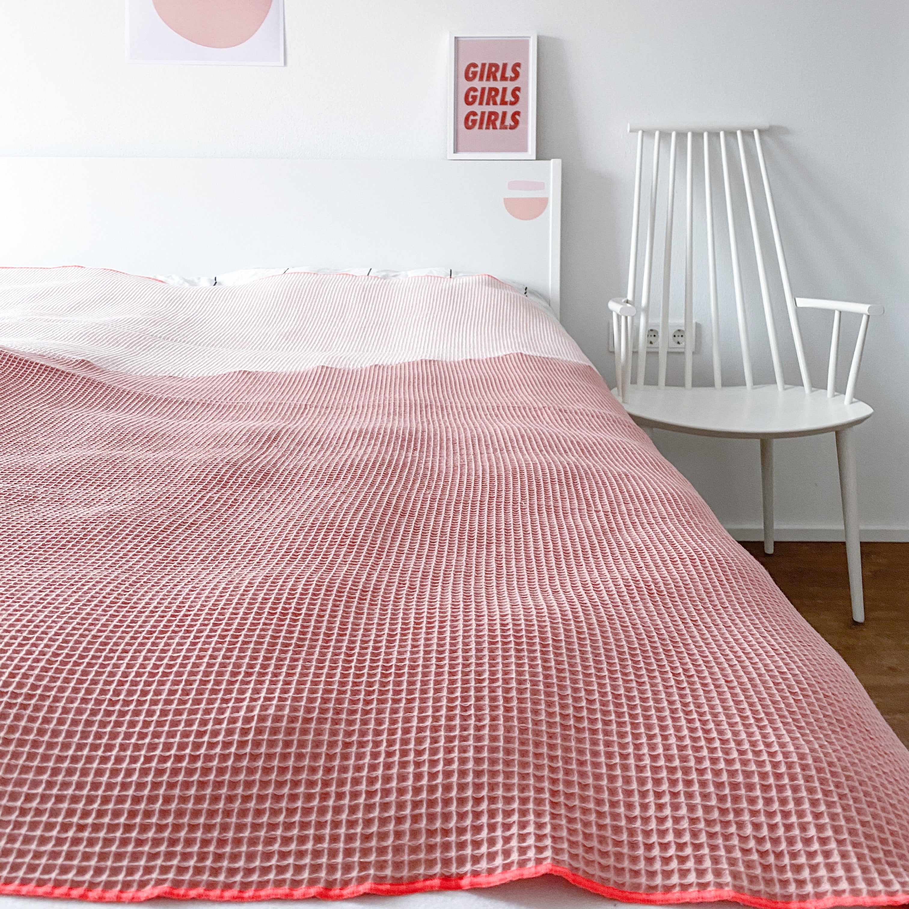 Plaid Decke colourblocking | gerade geschnitten