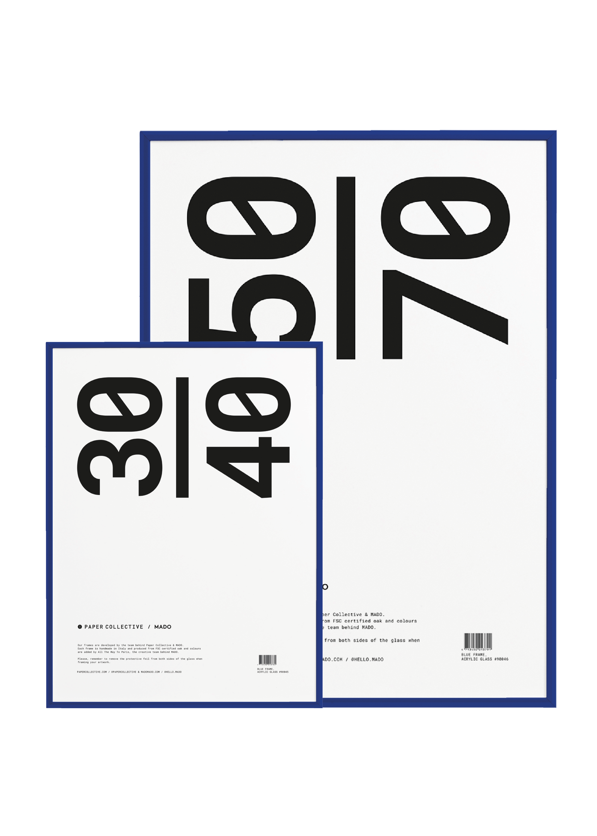 Bilderrahmen | Blau 30x40cm