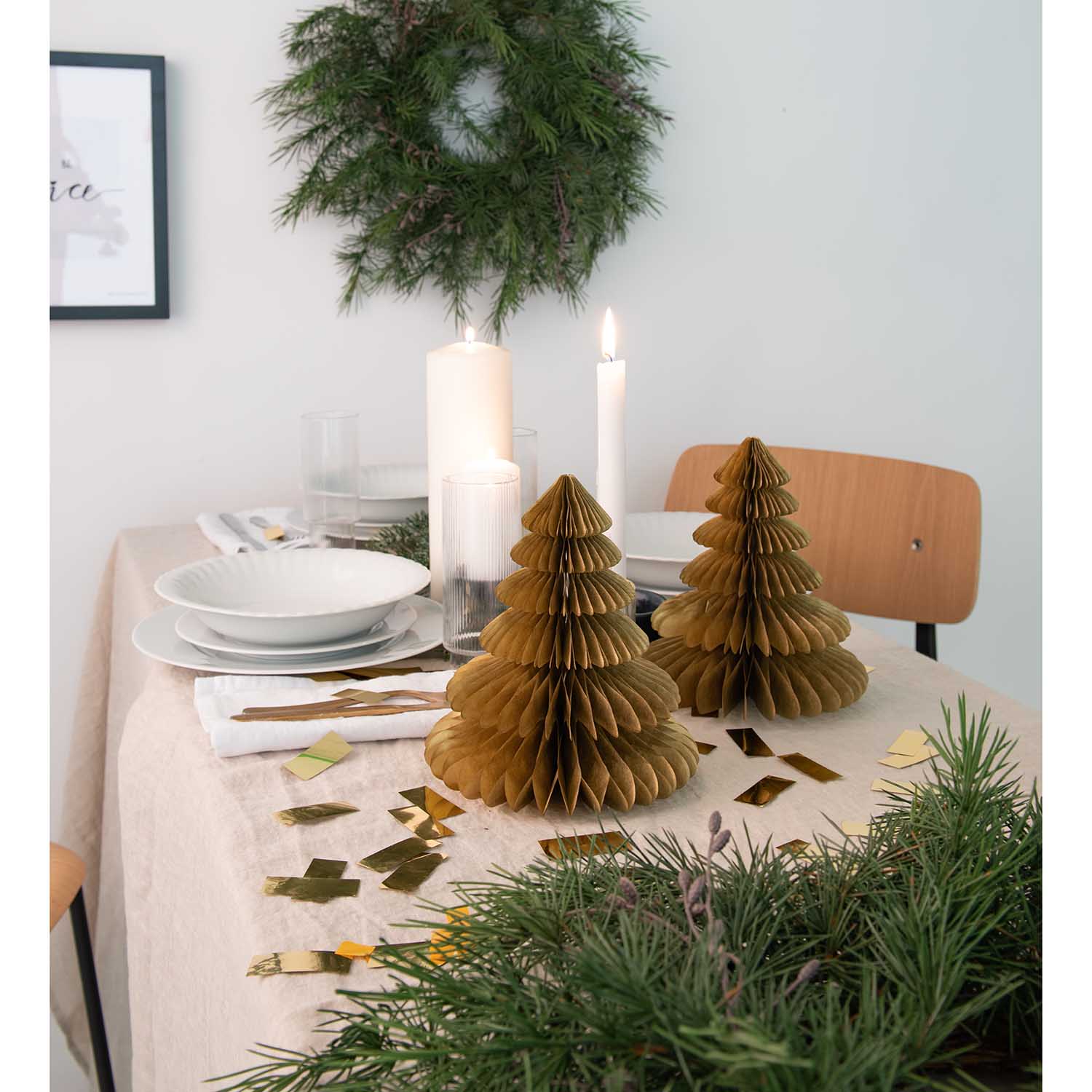 Wabentannen 2er Pack | 20 cm