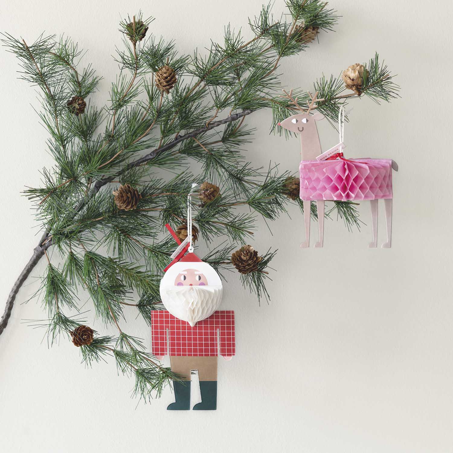 Deko Anhänger Pop Up Karte | Weihnachtsmann
