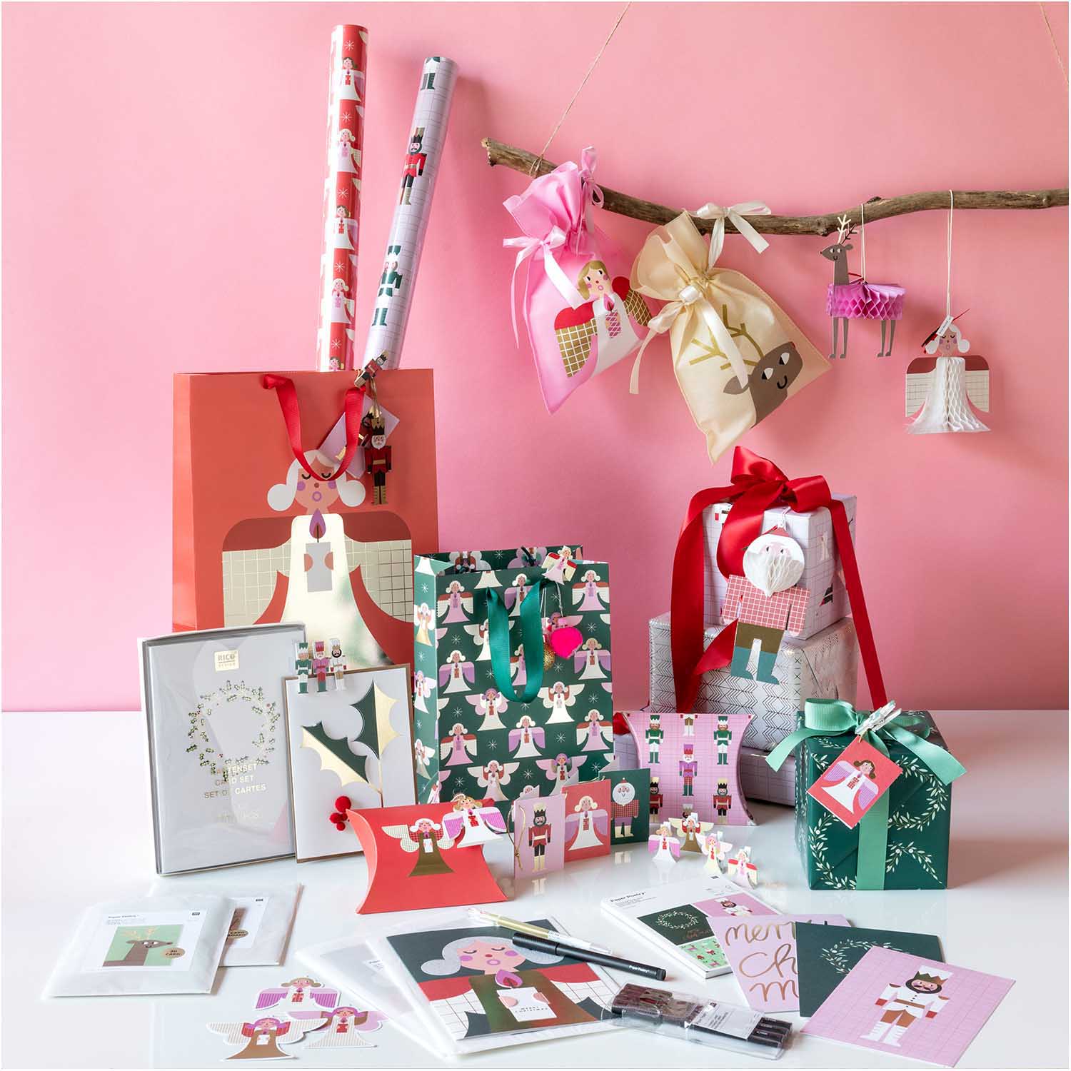 Deko Anhänger Pop Up Karte | Weihnachtsmann