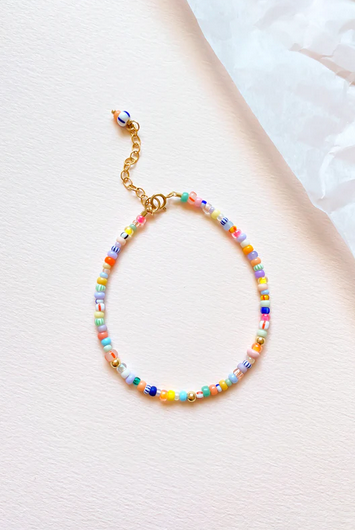 Armband bunte Glasperlen | MONDO