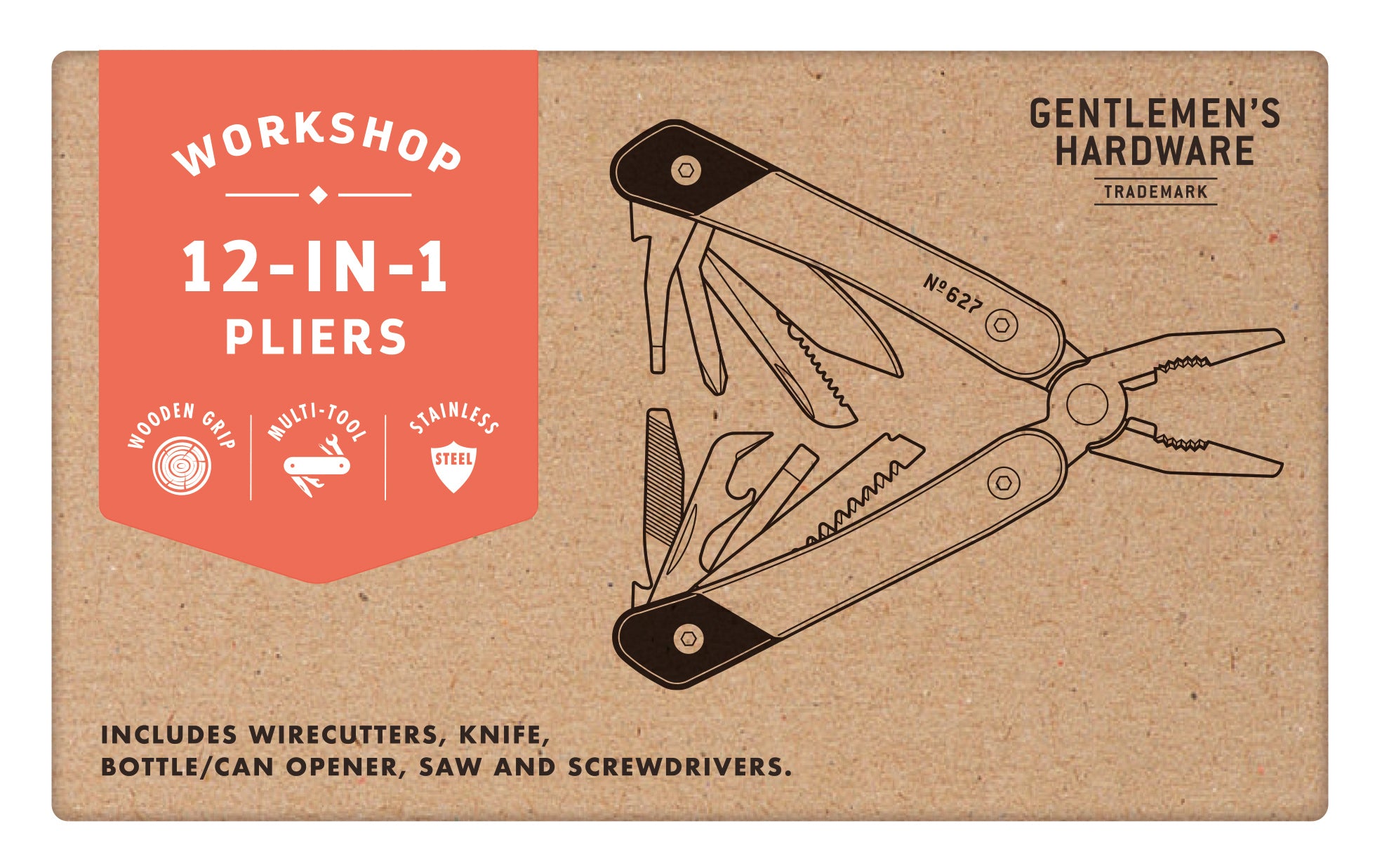 Plier Multi-Tool Kraft Packaging