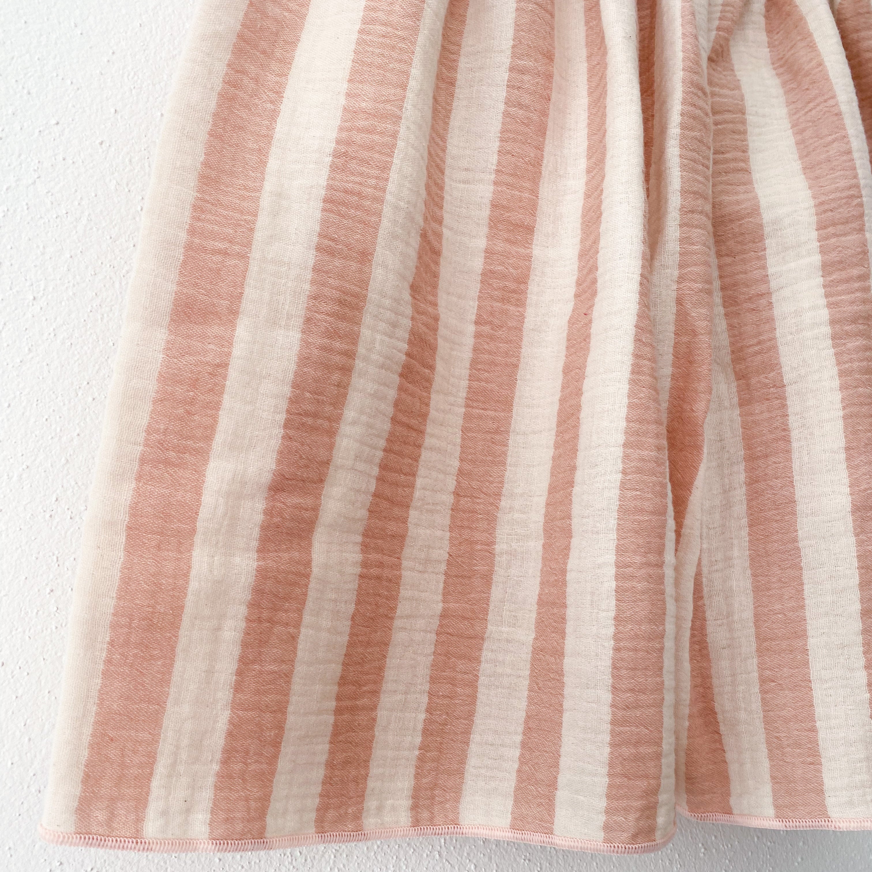 Kids Musselin Rock | Streifen Nude