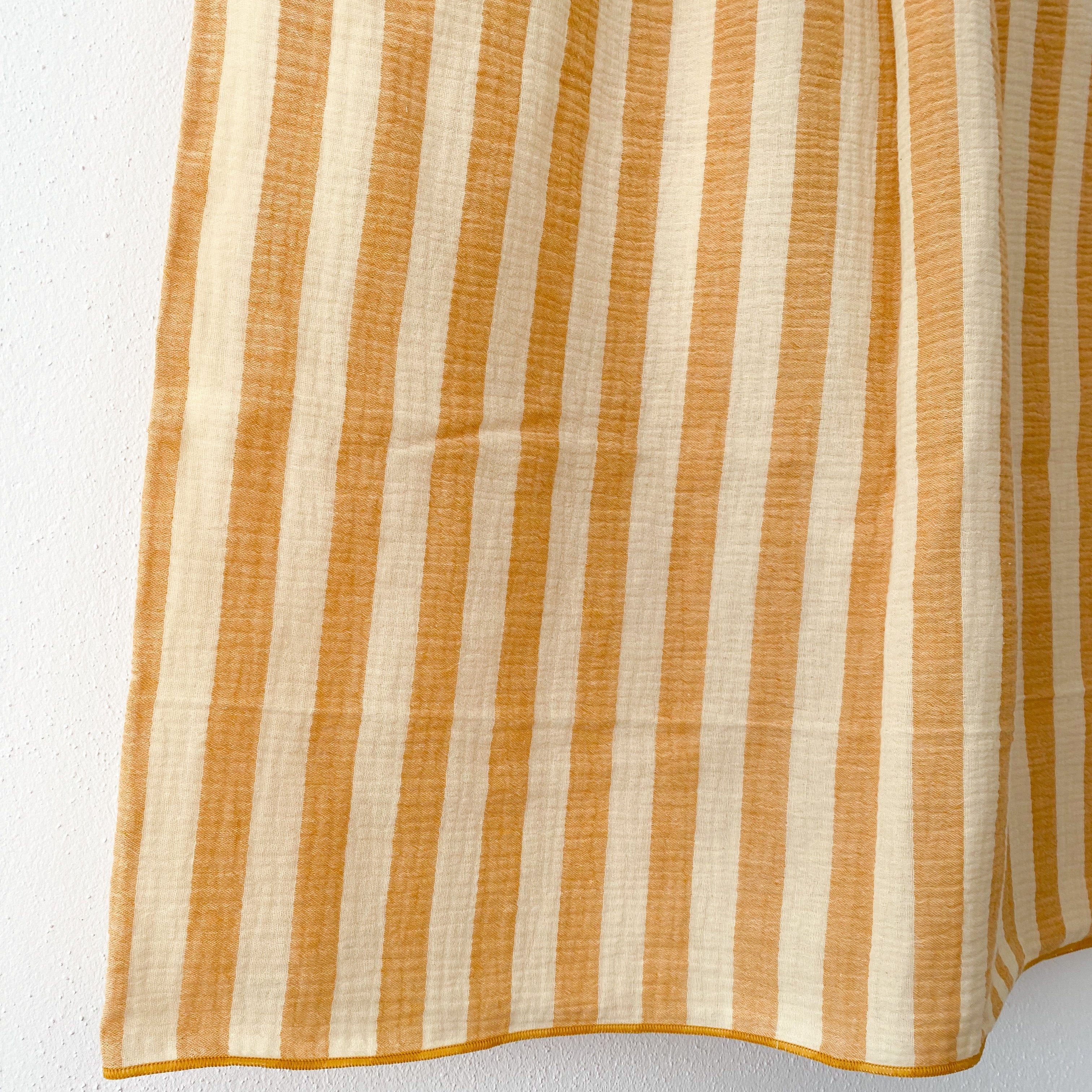 Kids Musselin Rock | Streifen Senf