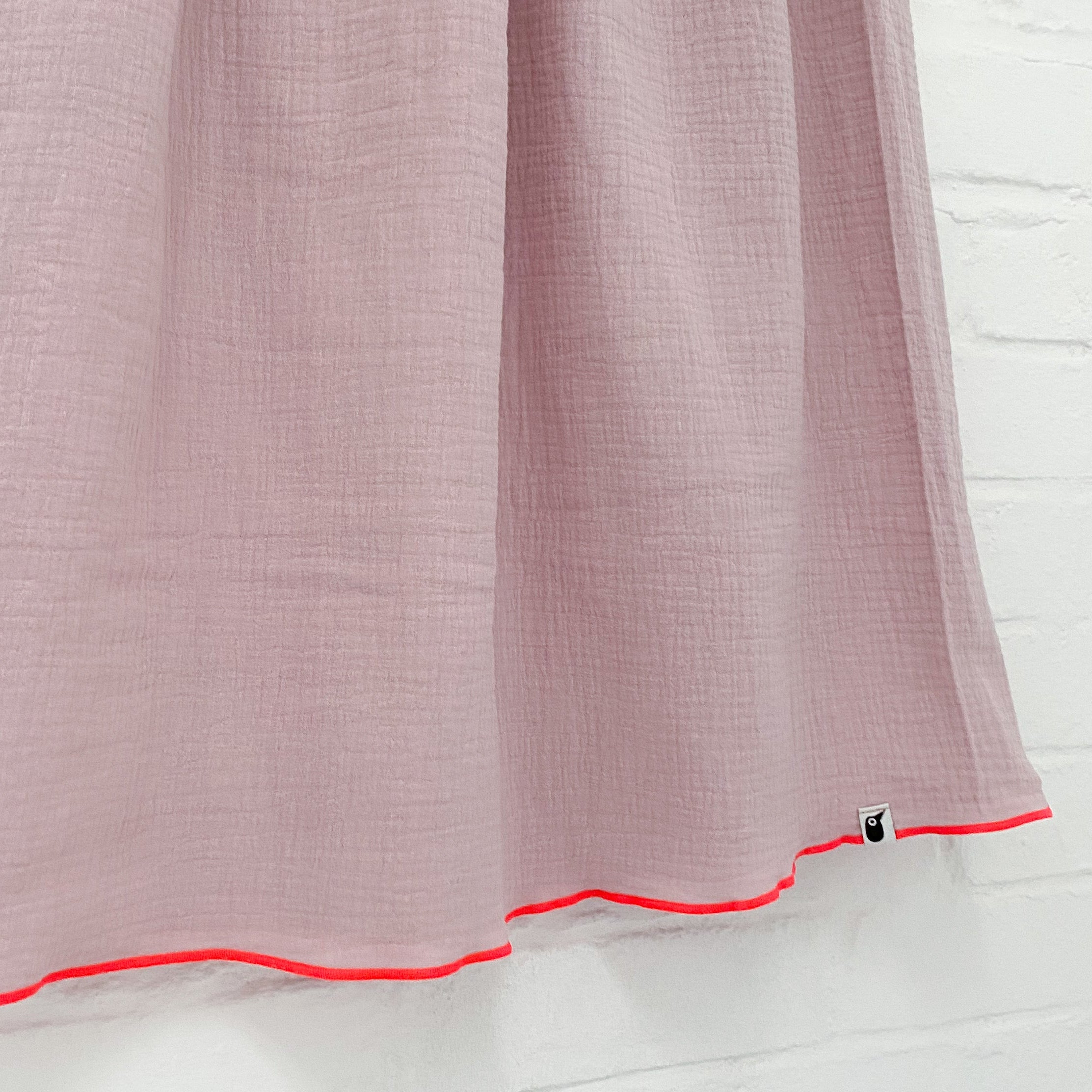 Kids Musselin Rock | Altrosa/Neonpink