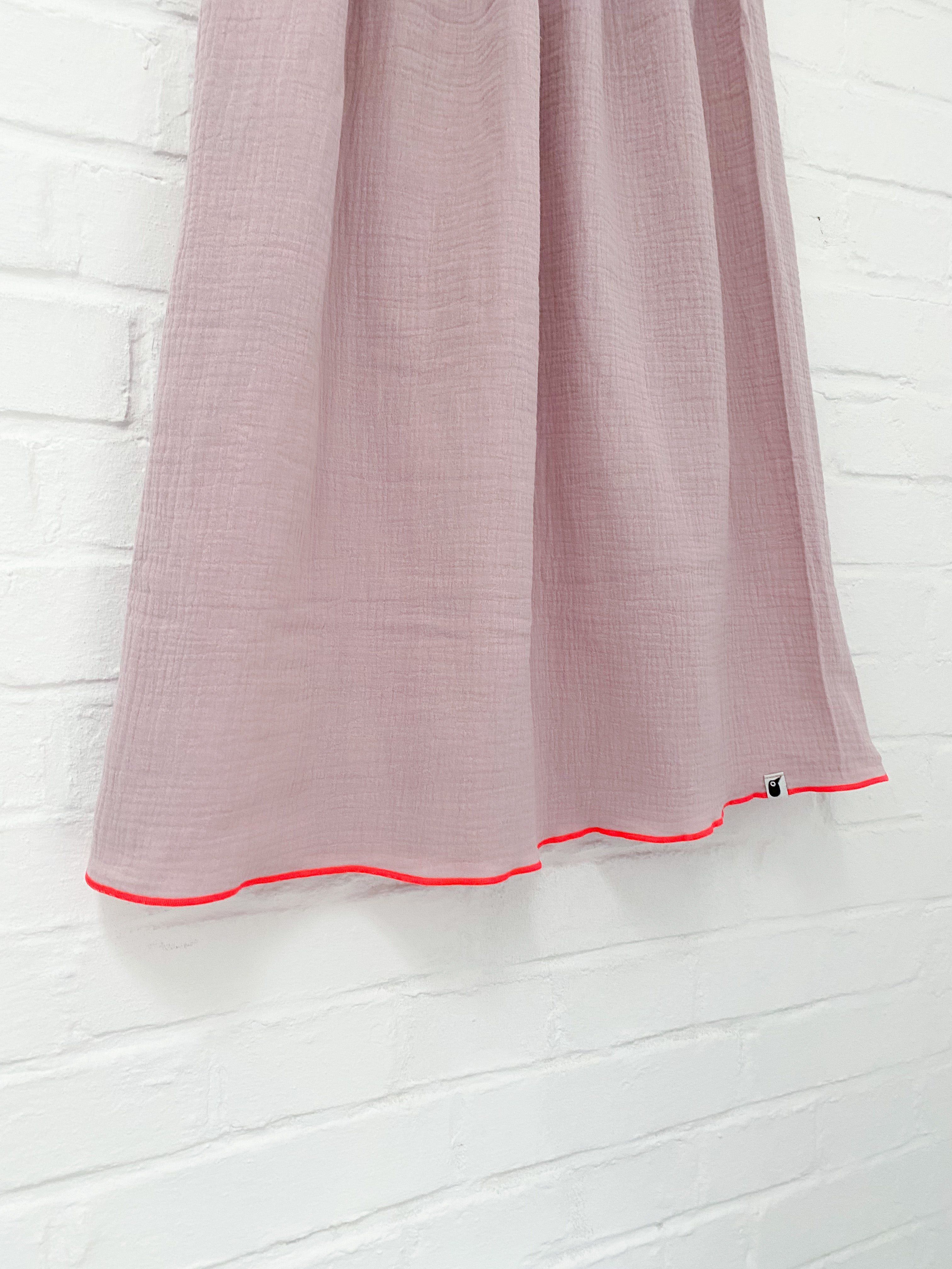 Kids Rock Musselin | altrose/neonpink