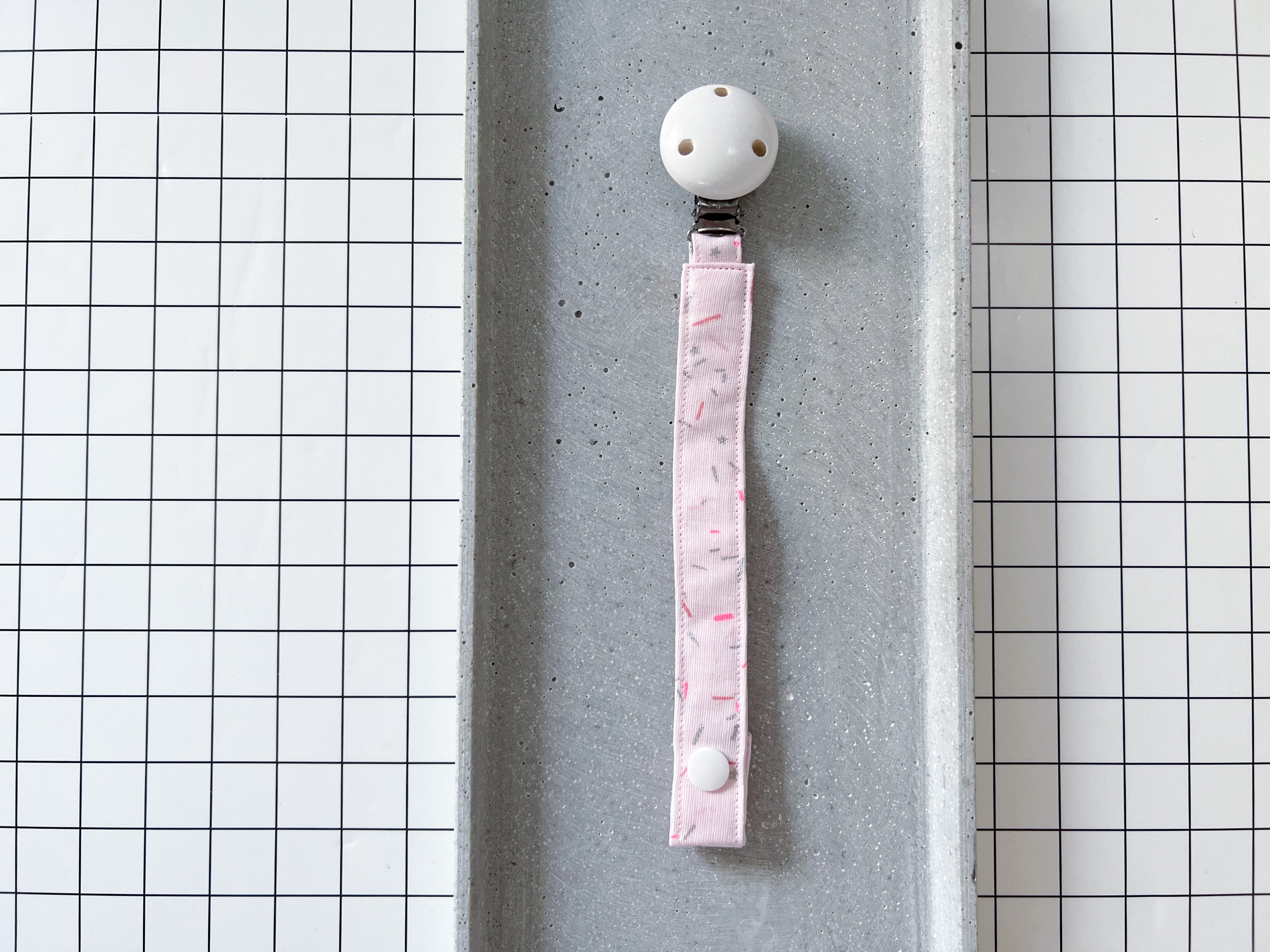 Schnullerband I Glitzer Konfetti Glitzer