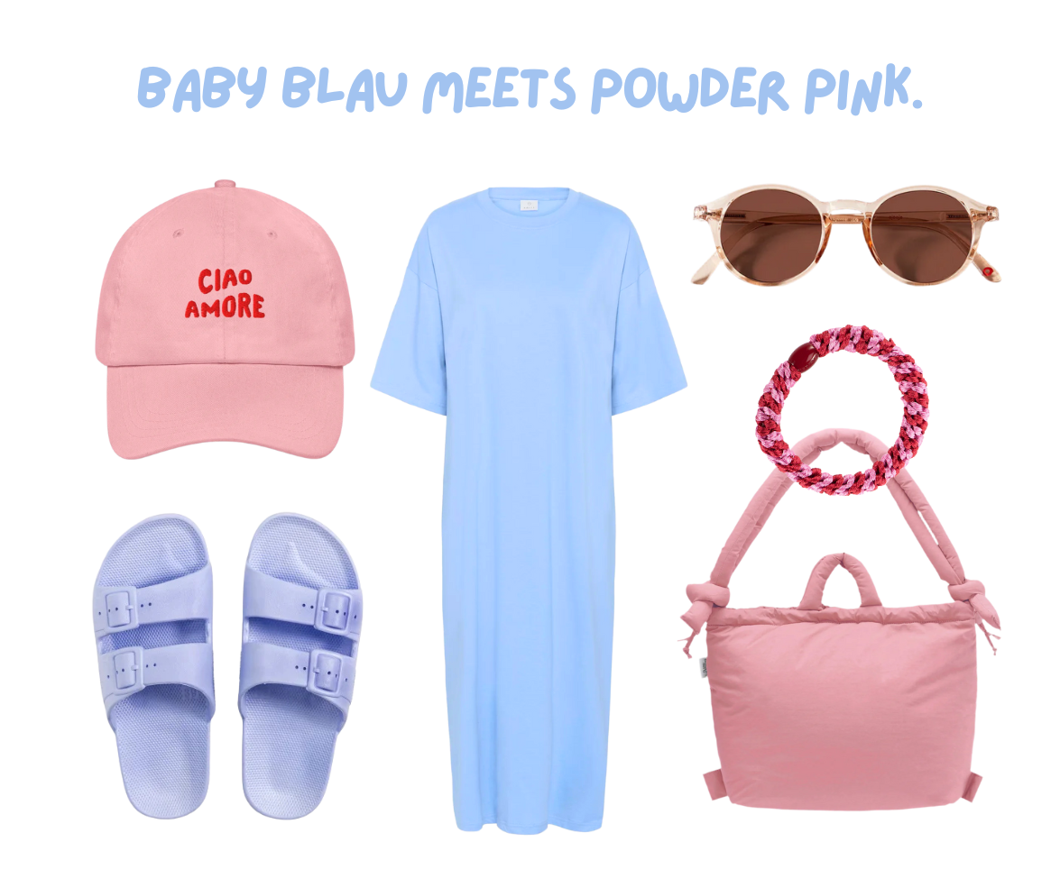 Baby Blau meets Powder Pink.